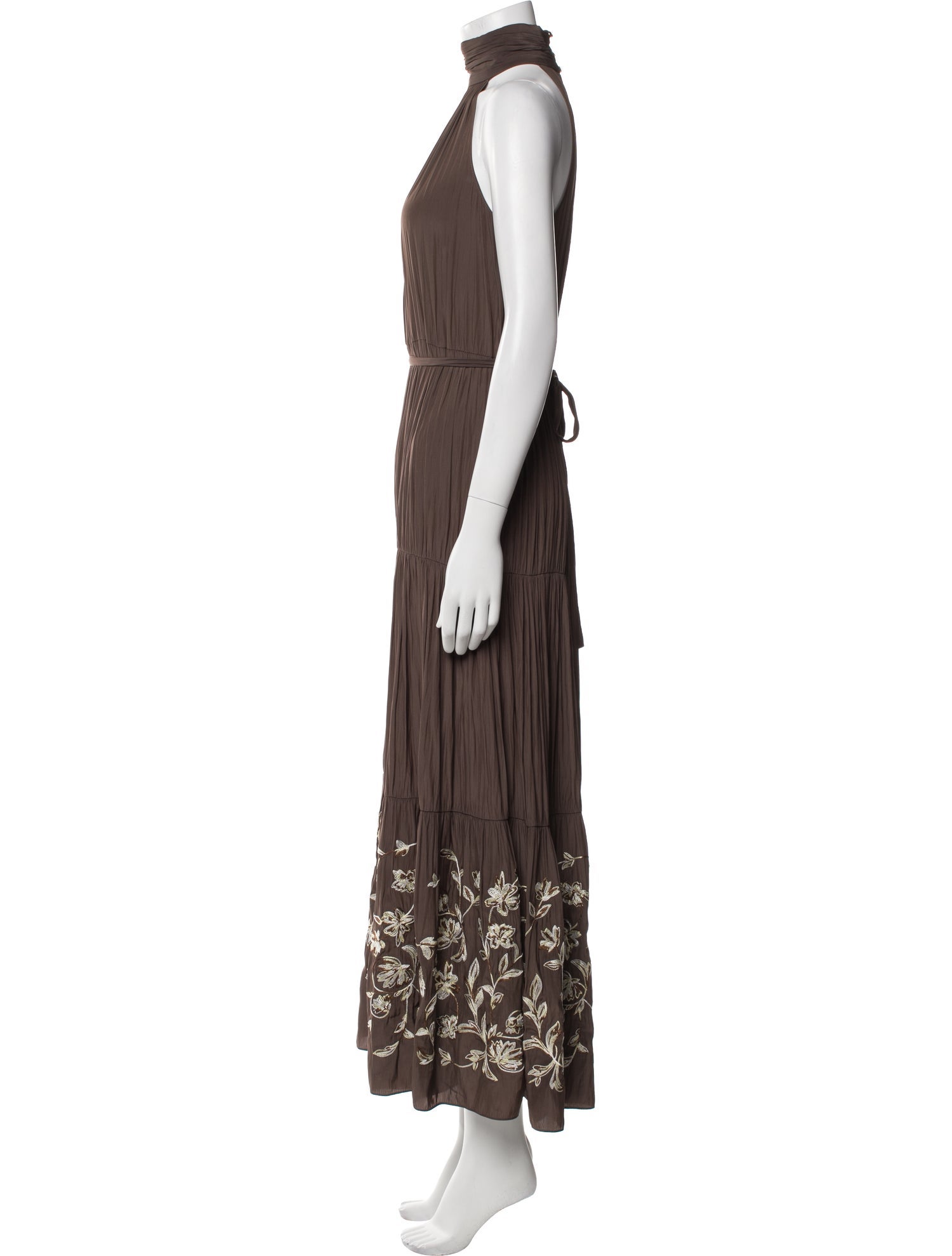 Ramy Brook Halterneck Long Dress w/ Tags