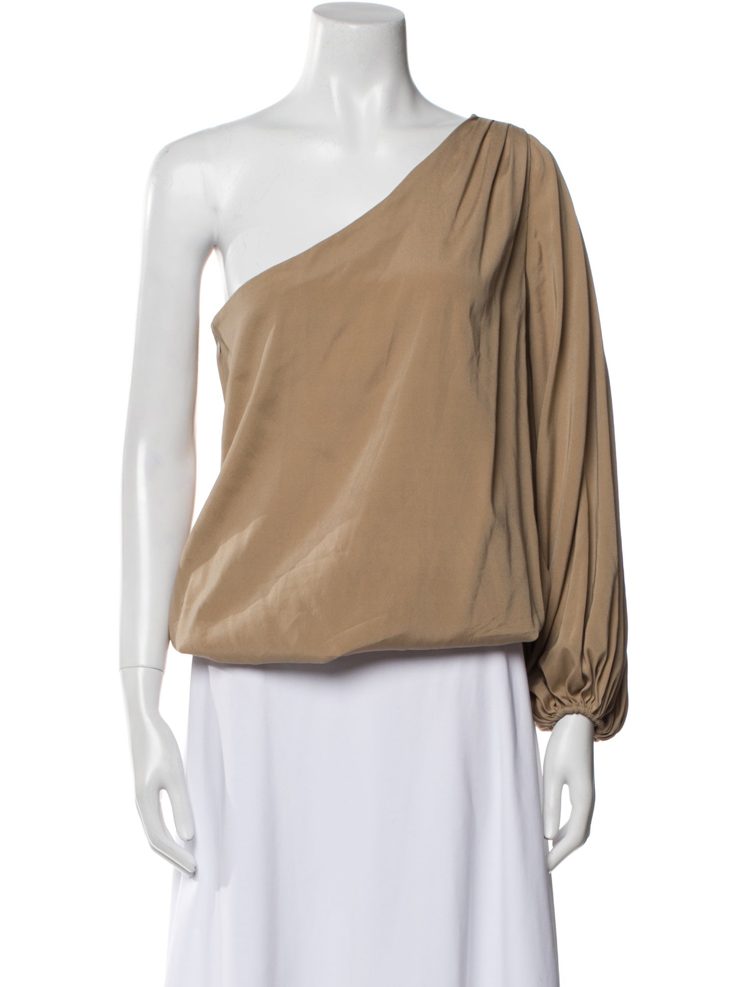 Ramy Brook Silk One-Shoulder Top