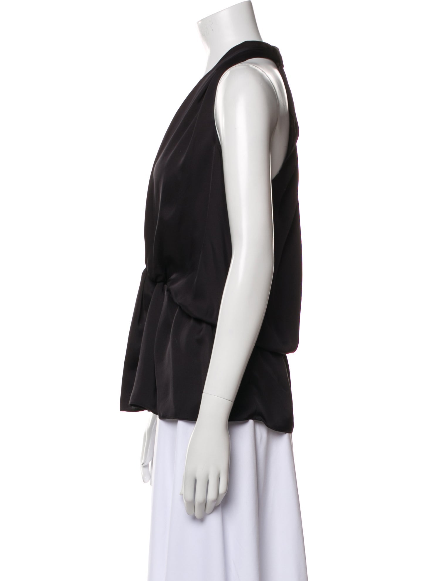 Ramy Brook V-Neck Sleeveless Polo