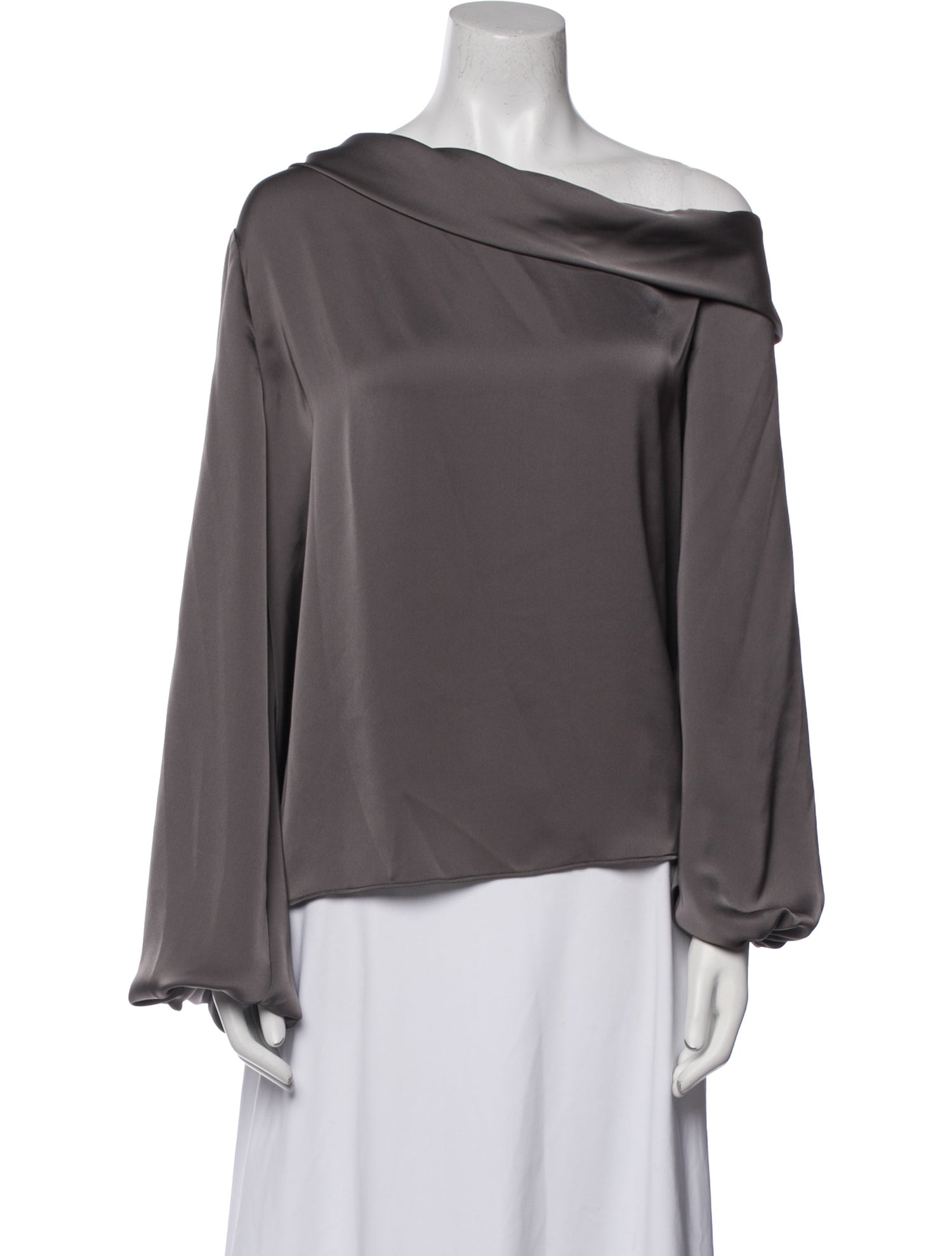 Ramy Brook One-Shoulder Long Sleeve Blouse w/ Tags