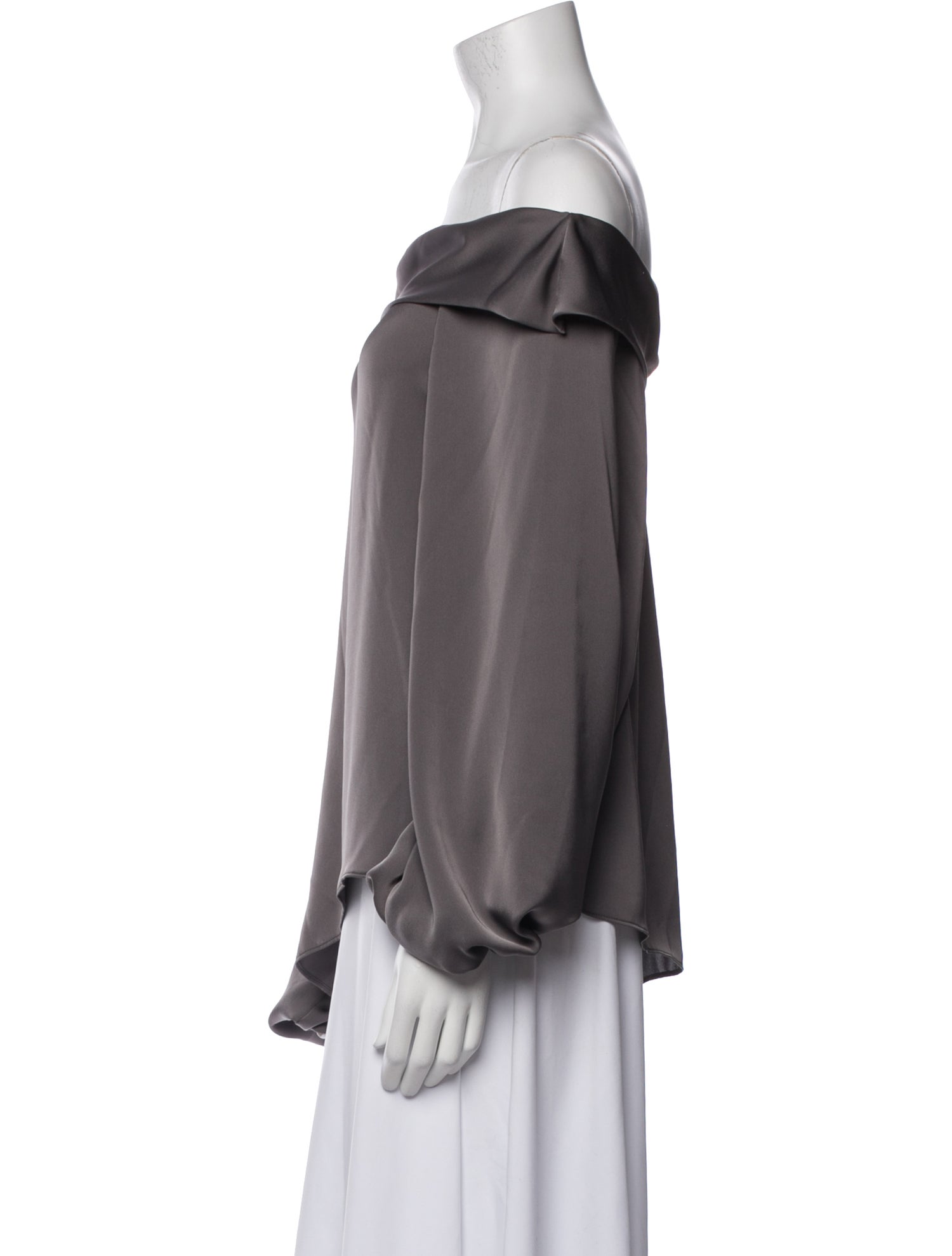 Ramy Brook One-Shoulder Long Sleeve Blouse w/ Tags