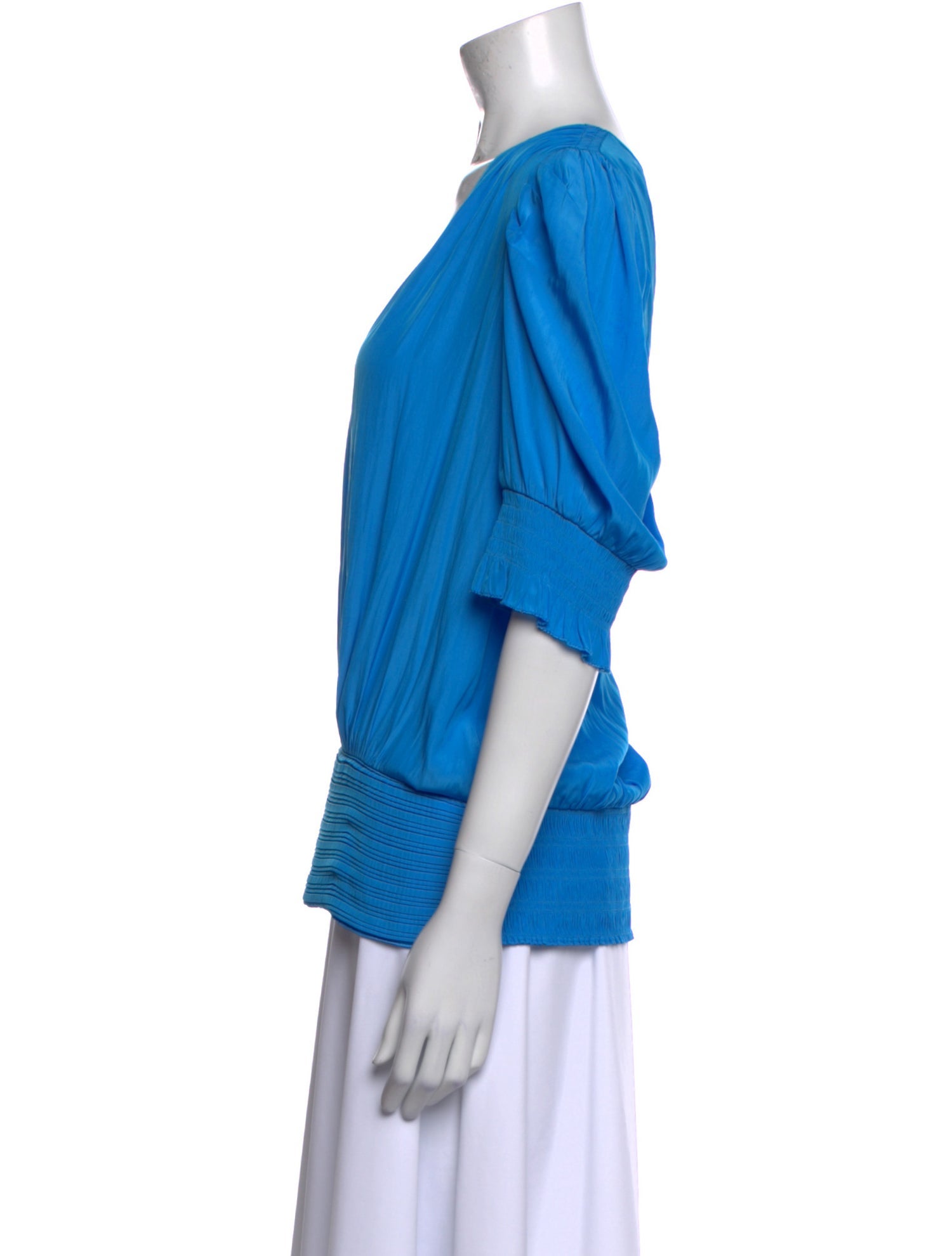 Ramy Brook V-Neck Three-Quarter Sleeve Blouse w/ Tags