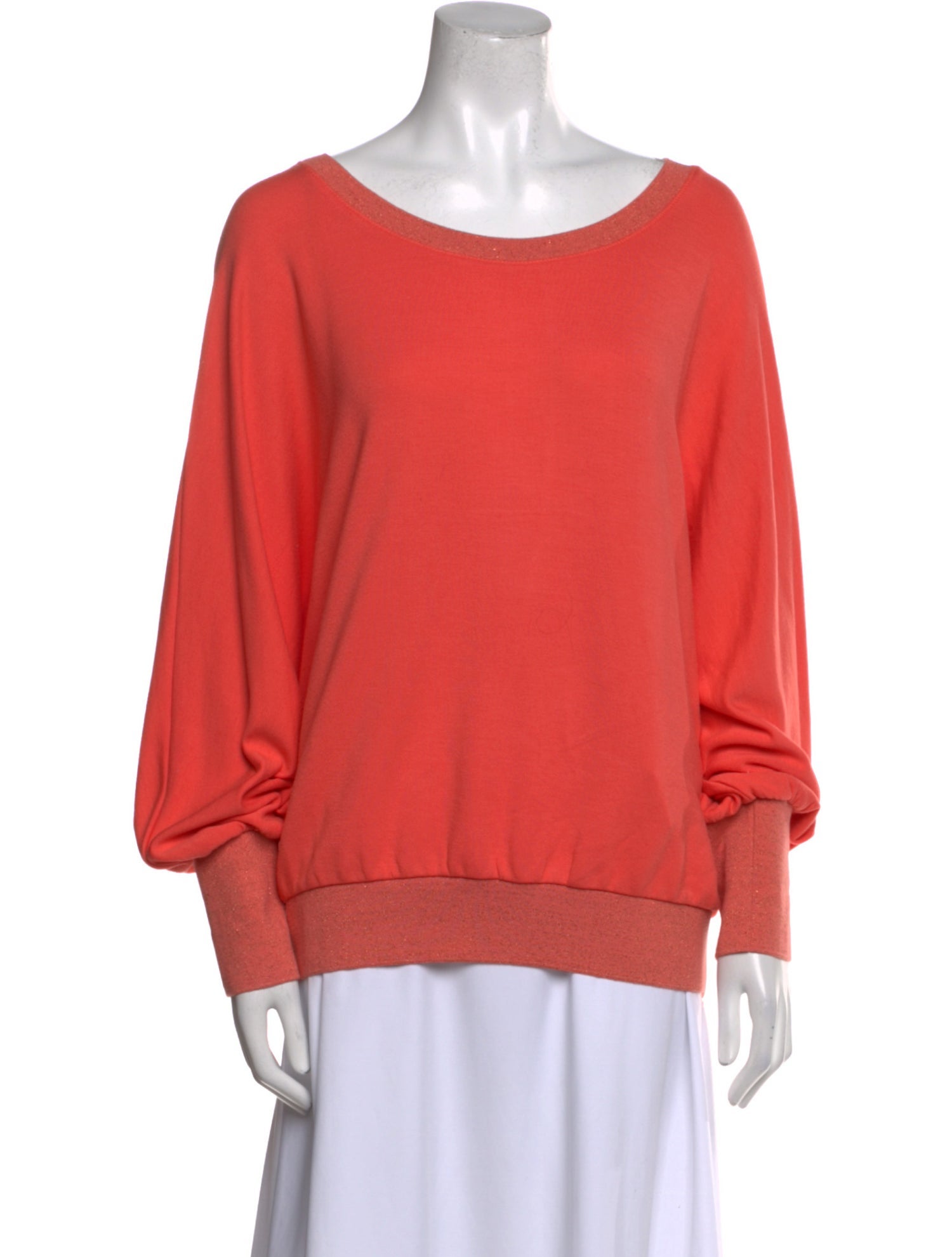 Ramy Brook Scoop Neck Long Sleeve Sweatshirt