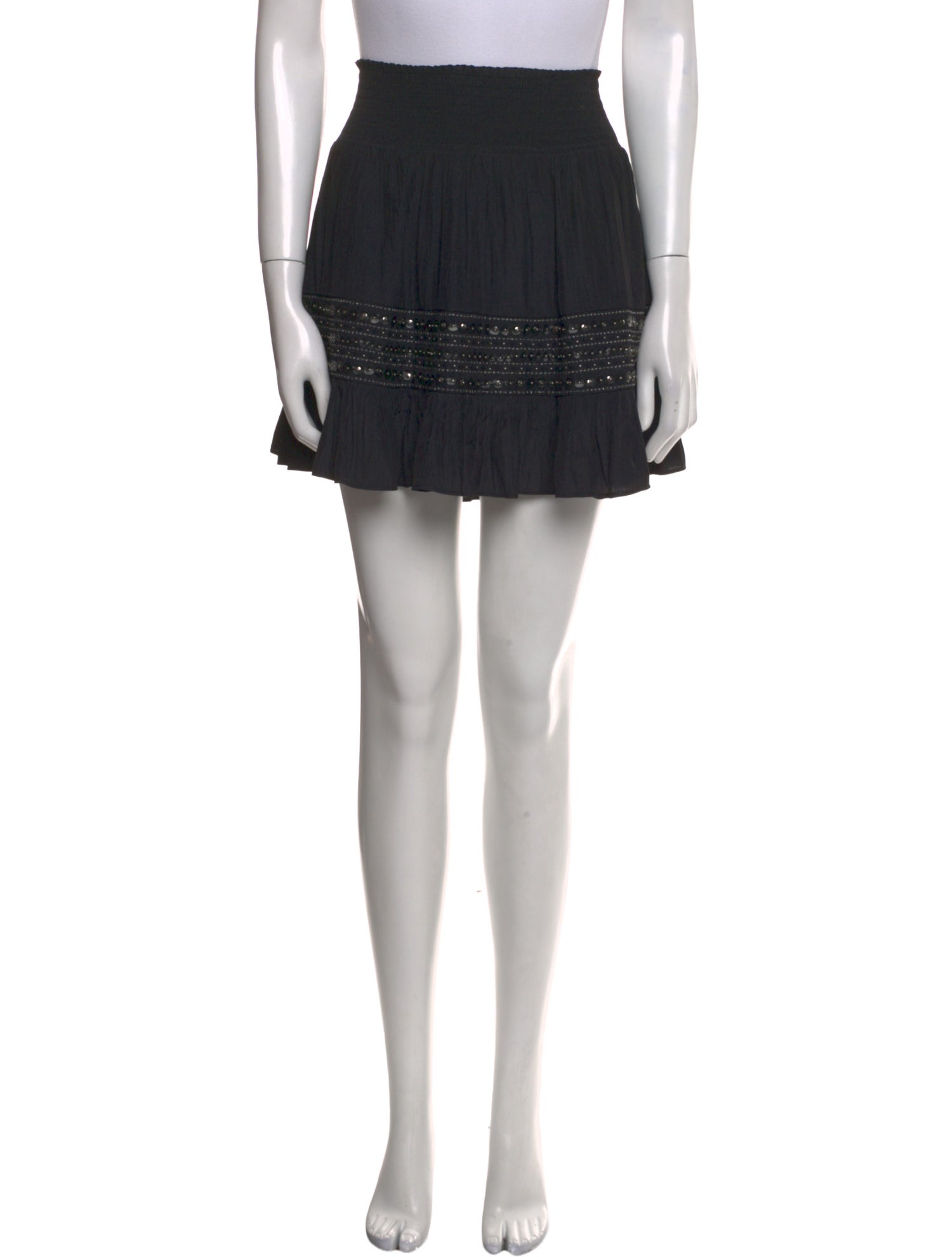 Ramy Brook Sequin Embellishments Mini Skirt