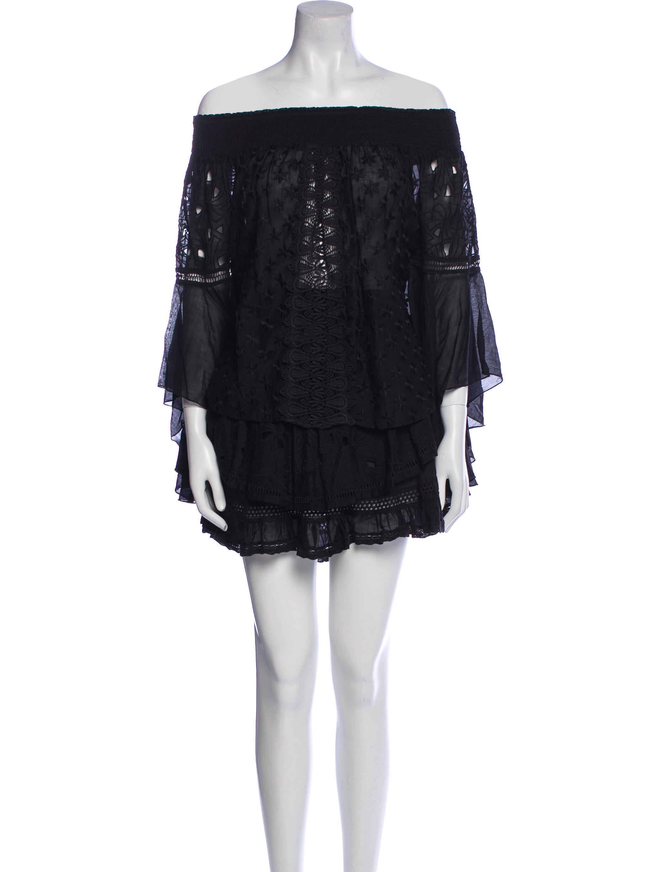 Ramy Brook Embroidered Accent Skirt Set