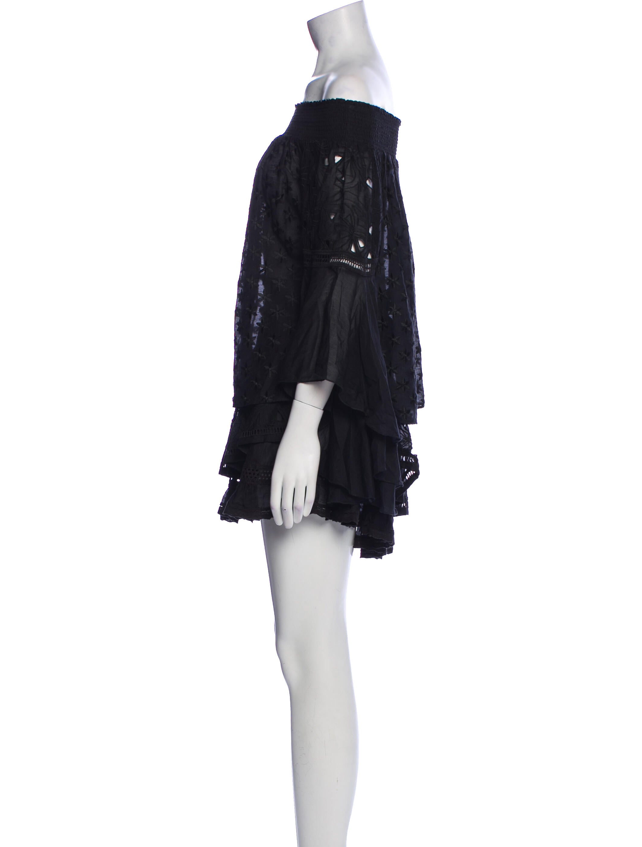 Ramy Brook Embroidered Accent Skirt Set