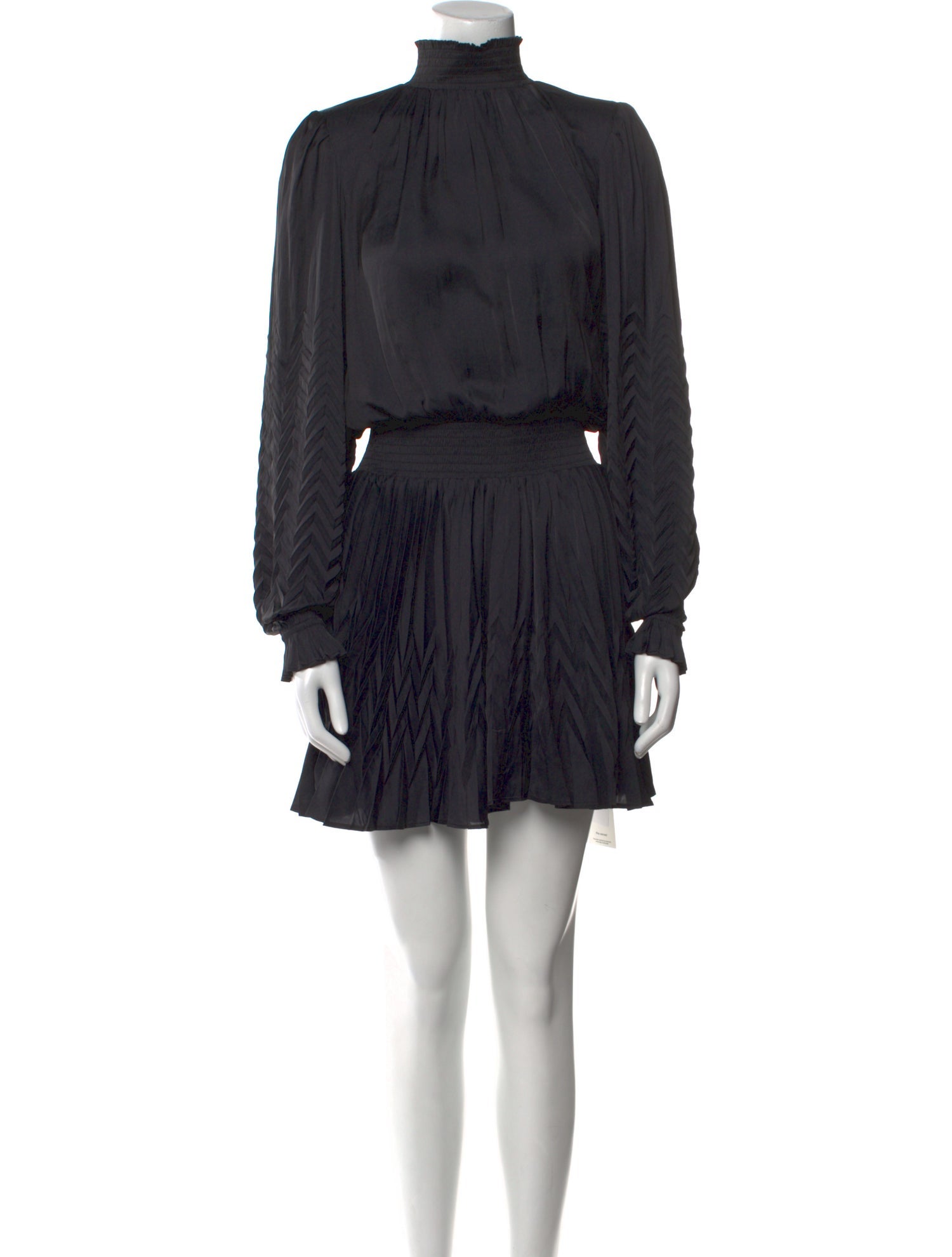 Ramy Brook Mock Neck Mini Dress