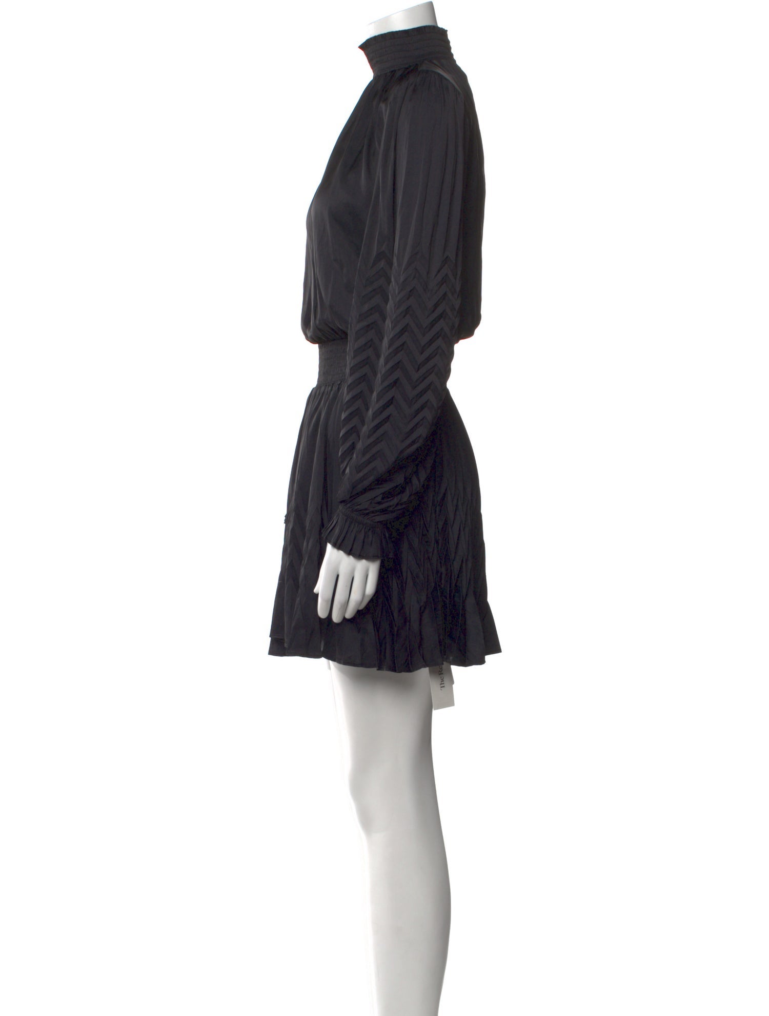 Ramy Brook Mock Neck Mini Dress