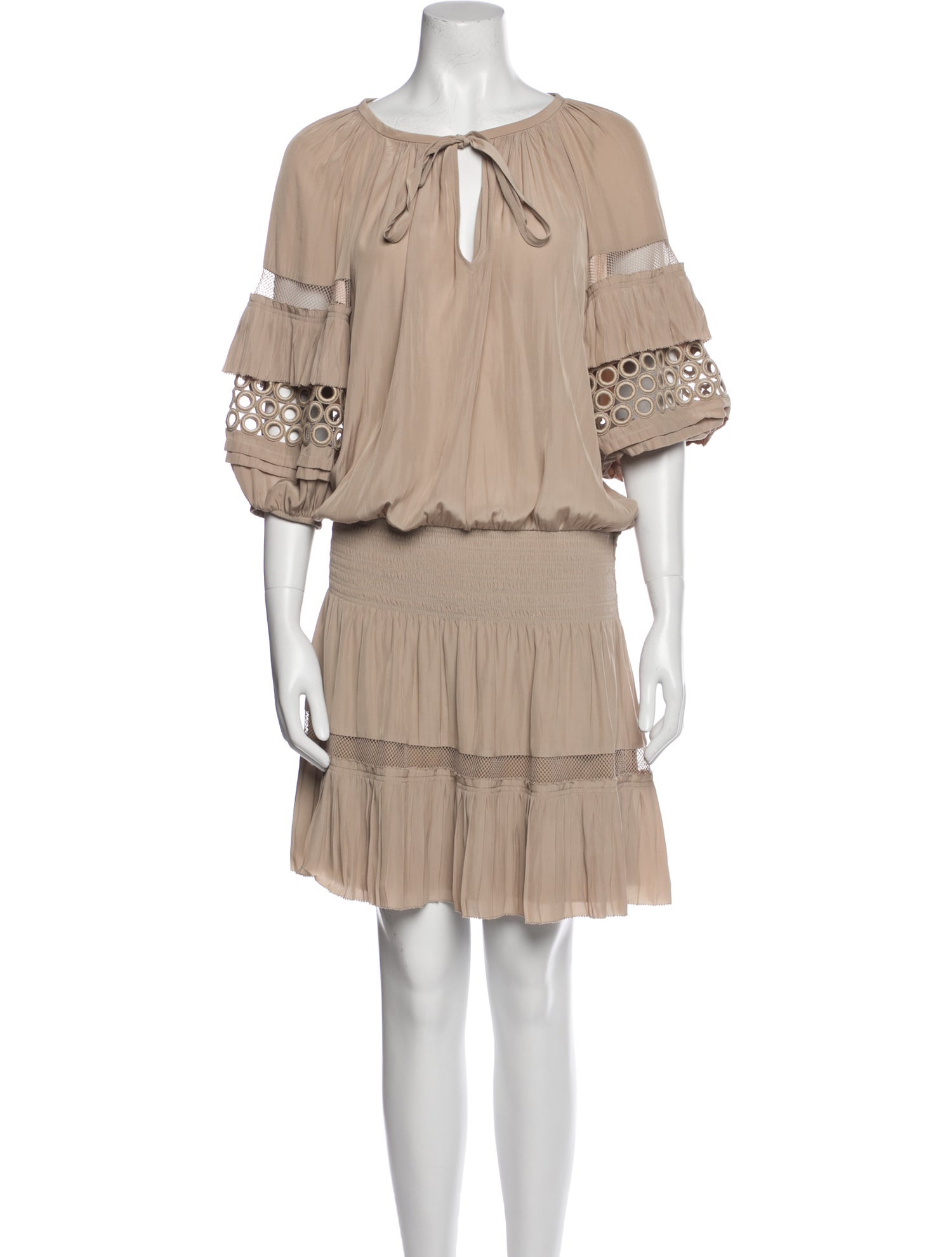 Ramy Brook Scoop Neck Knee-Length Dress