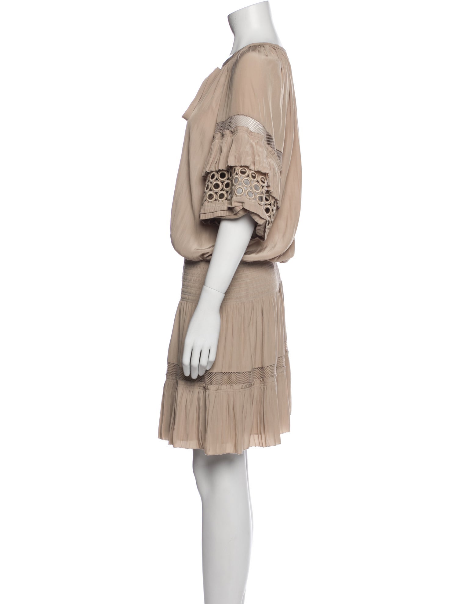 Ramy Brook Scoop Neck Knee-Length Dress