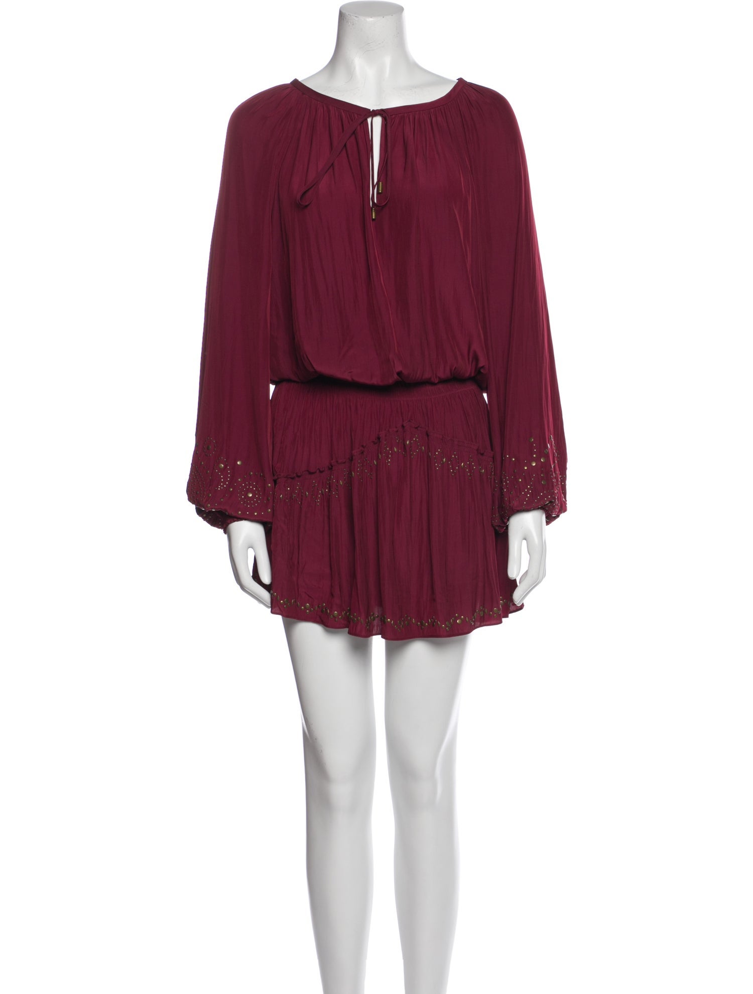 Ramy Brook Scoop Neck Knee-Length Dress