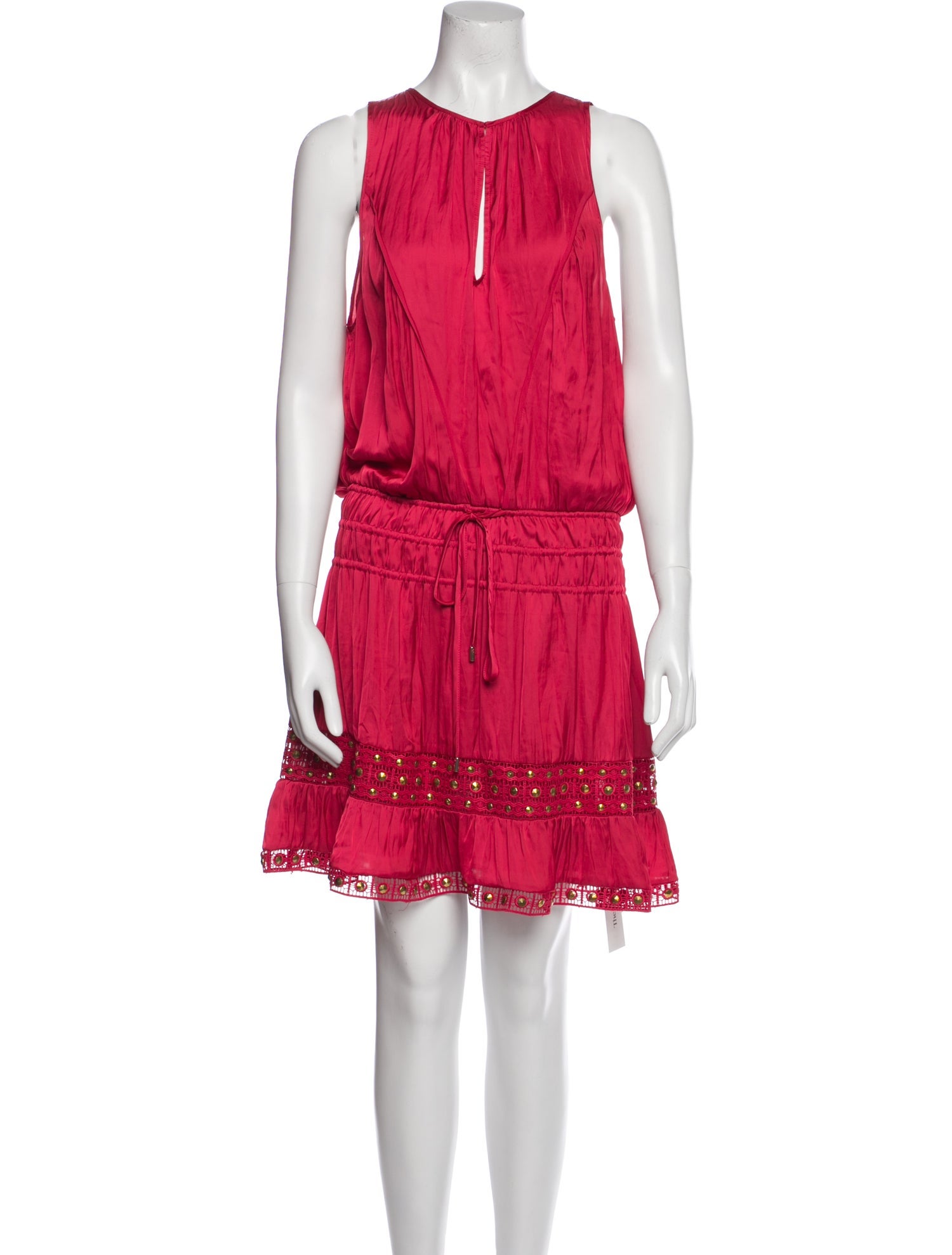 Ramy Brook Crew Neck Knee-Length Dress w/ Tags