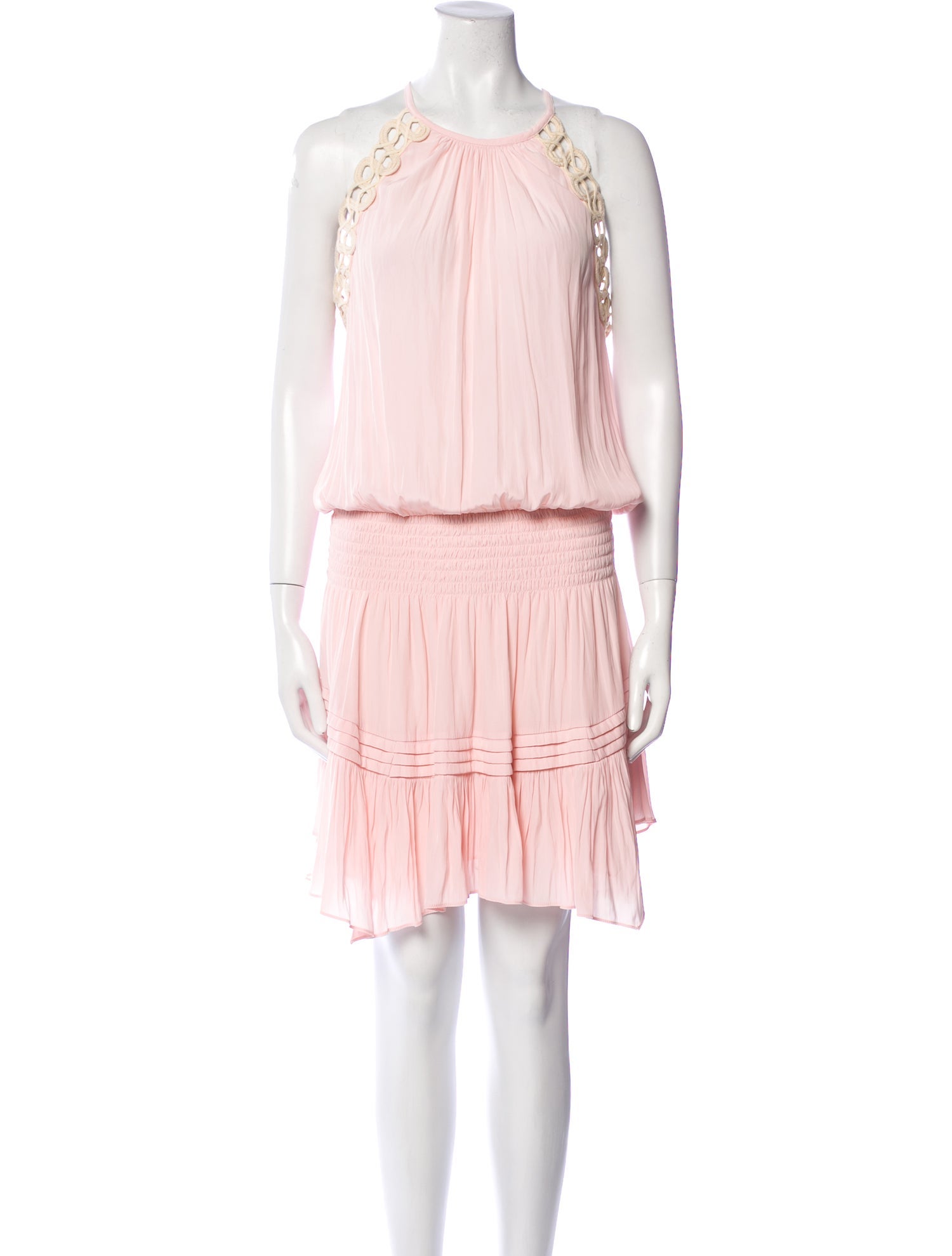 Ramy Brook Crew Neck Knee-Length Dress w/ Tags