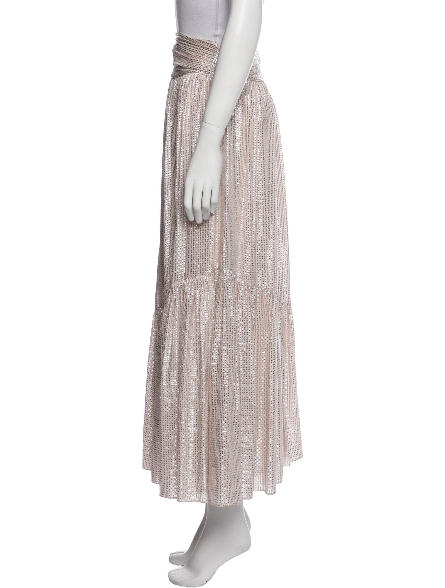 Ramy Brook Silk Midi Length Skirt