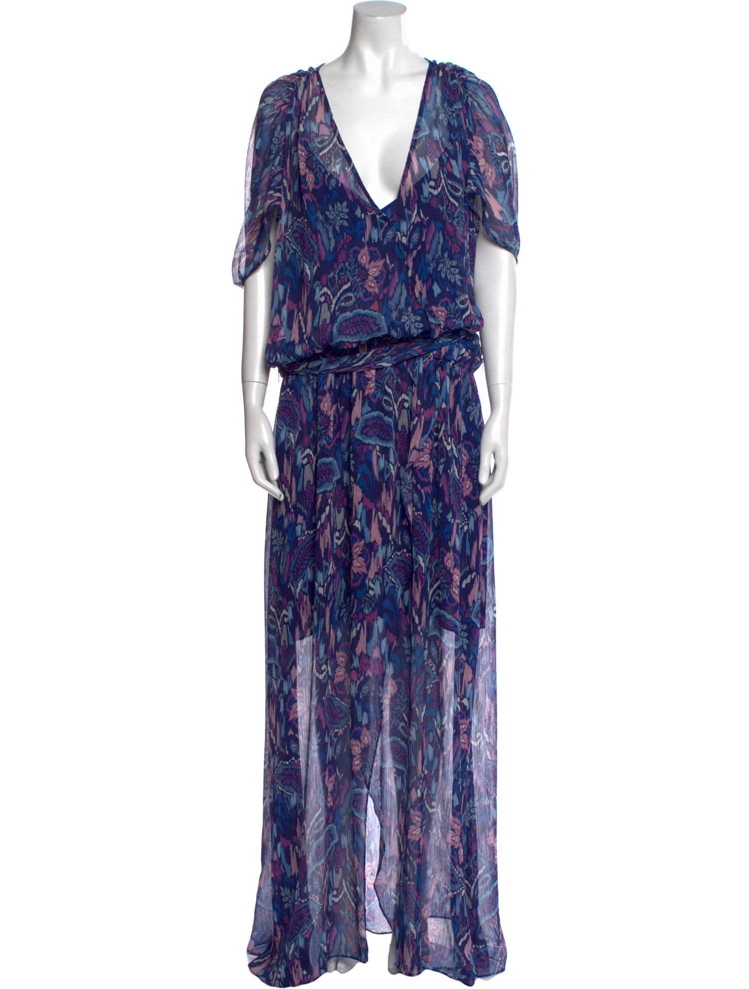 Ramy Brook Floral Print Long Dress
