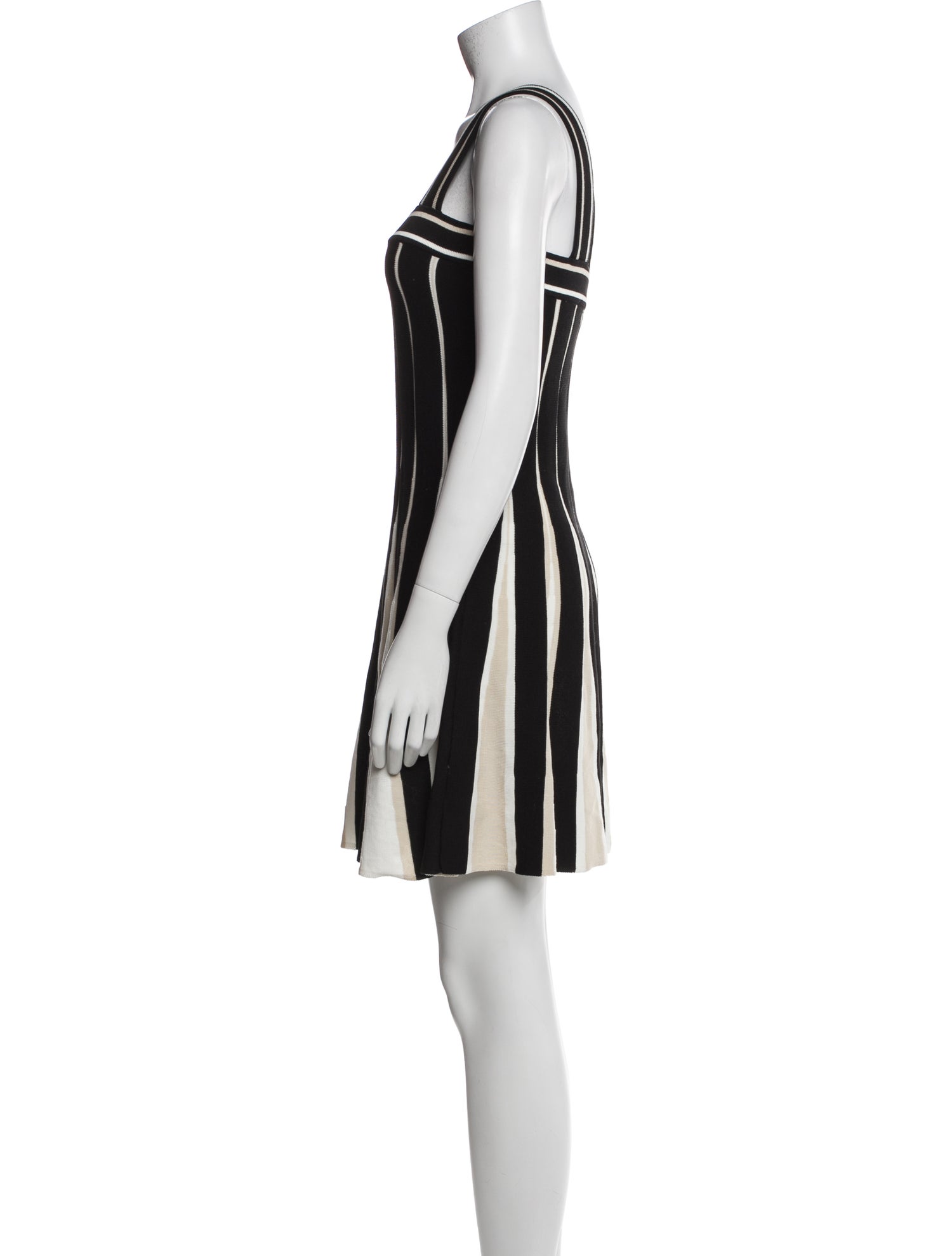 Ramy Brook Striped Mini Dress