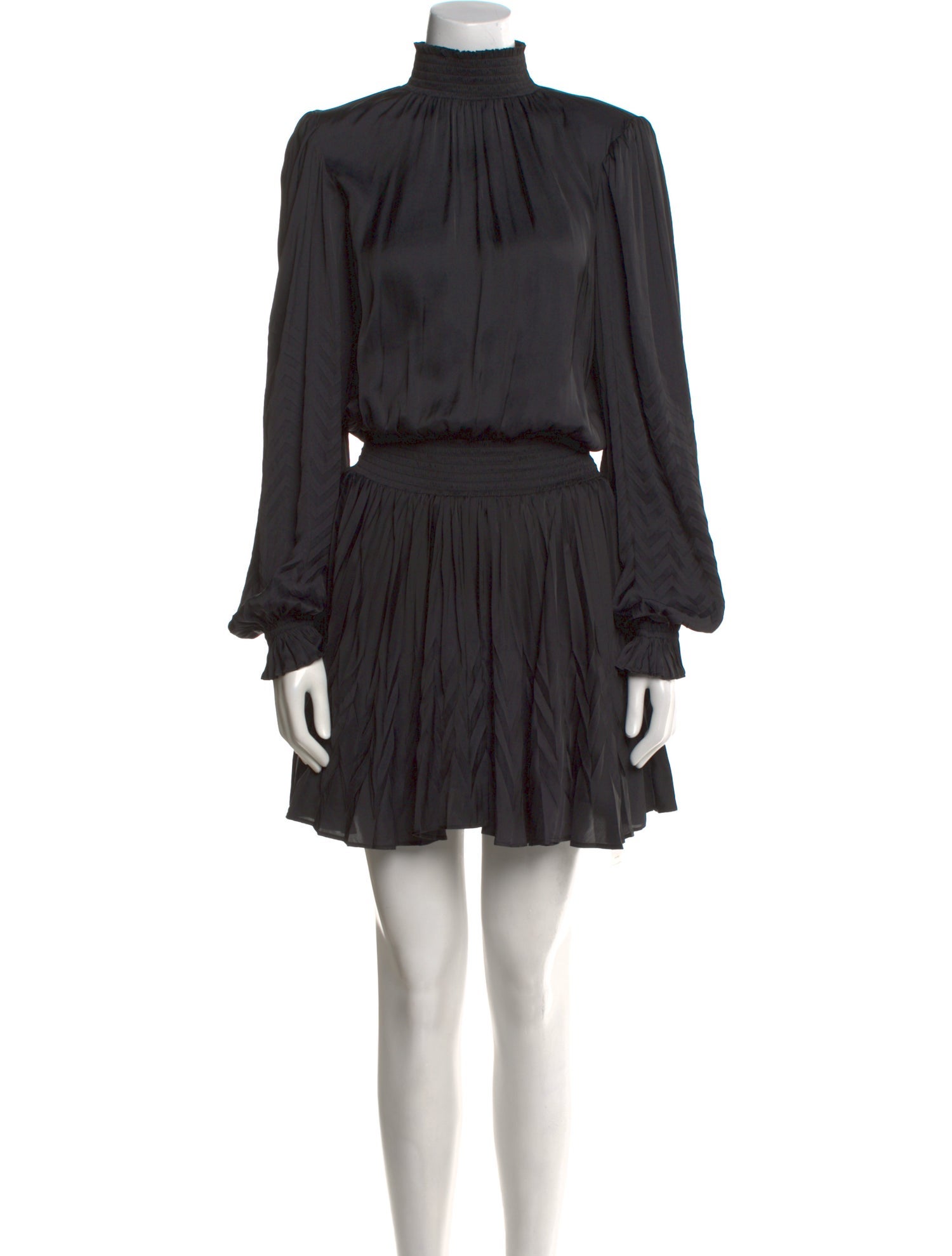 Ramy Brook Mock Neck Mini Dress