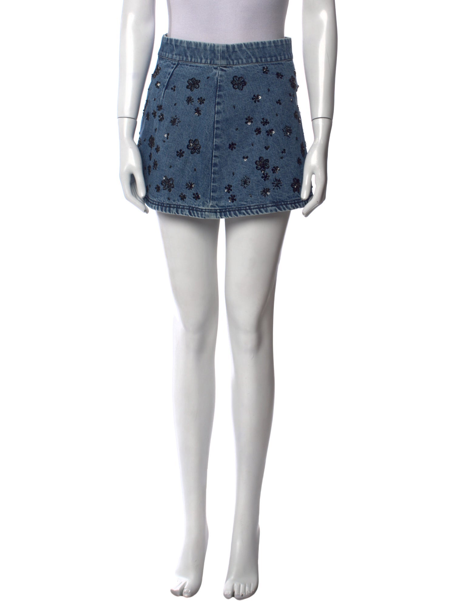 Ramy Brook Floral Print Mini Skirt