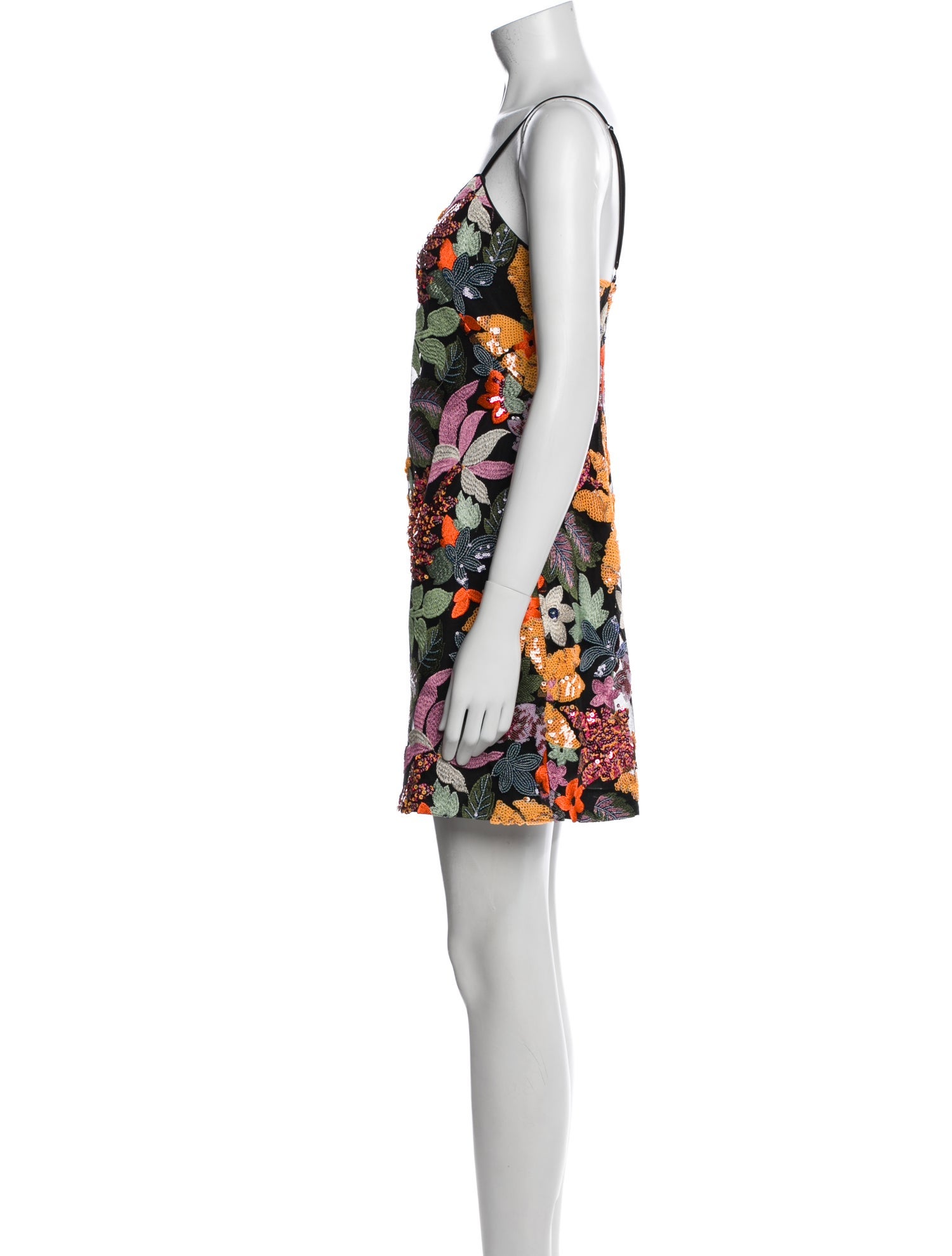 Ramy Brook Floral Print Mini Dress