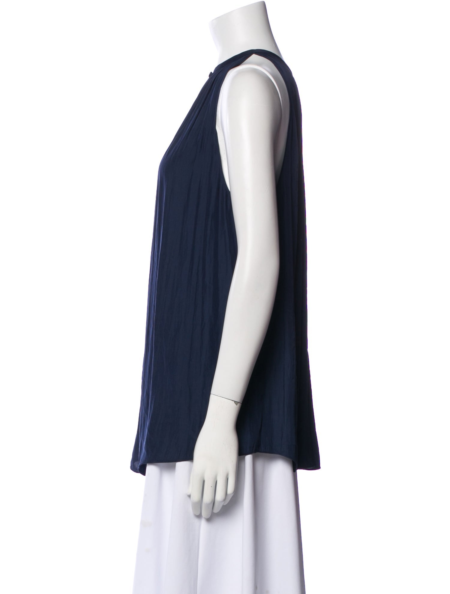 Ramy Brook Crew Neck Sleeveless Blouse