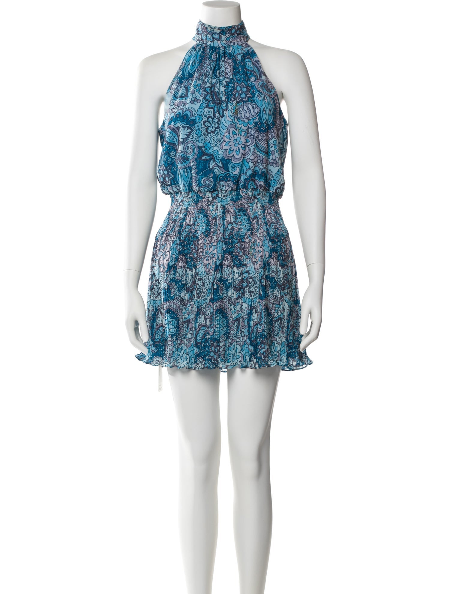 Ramy Brook Floral Print Mini Dress
