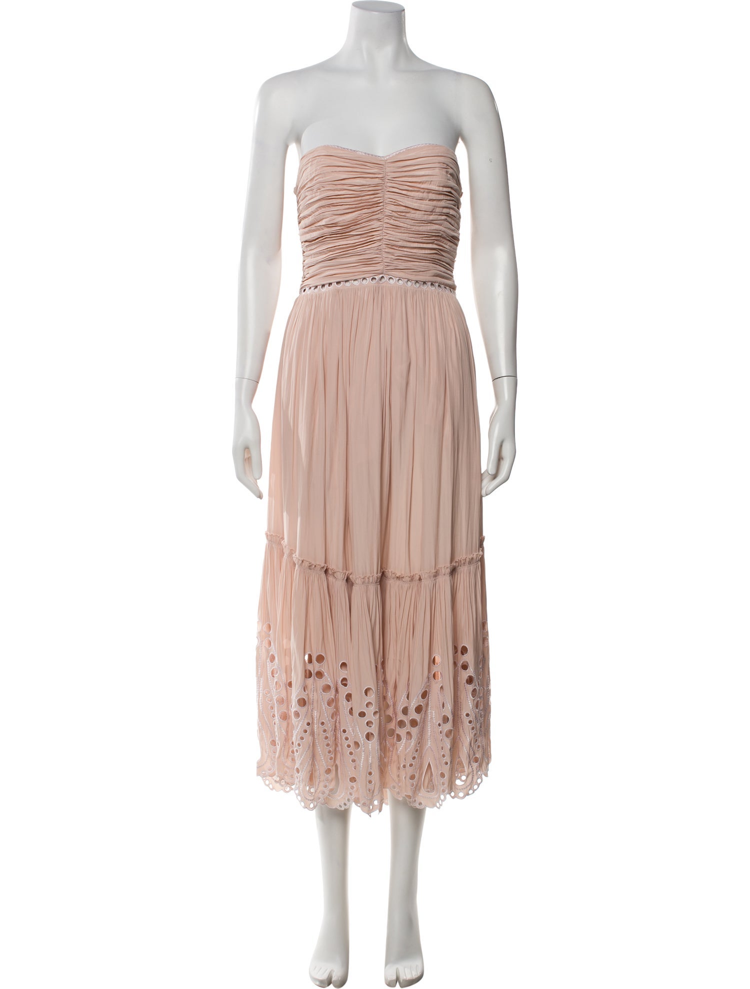 Ramy Brook Strapless Midi Length Dress