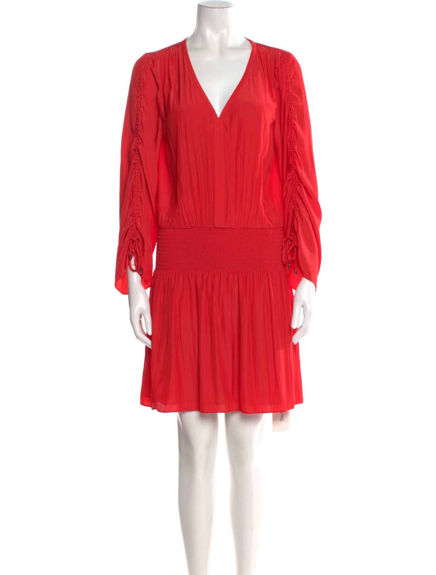 Ramy Brook V-Neck Mini Dress - Red Dresses, Clothing - WYK117341 | The  RealReal