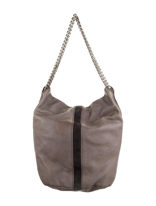 Ramy Brook Leather Bucket Bag Grey