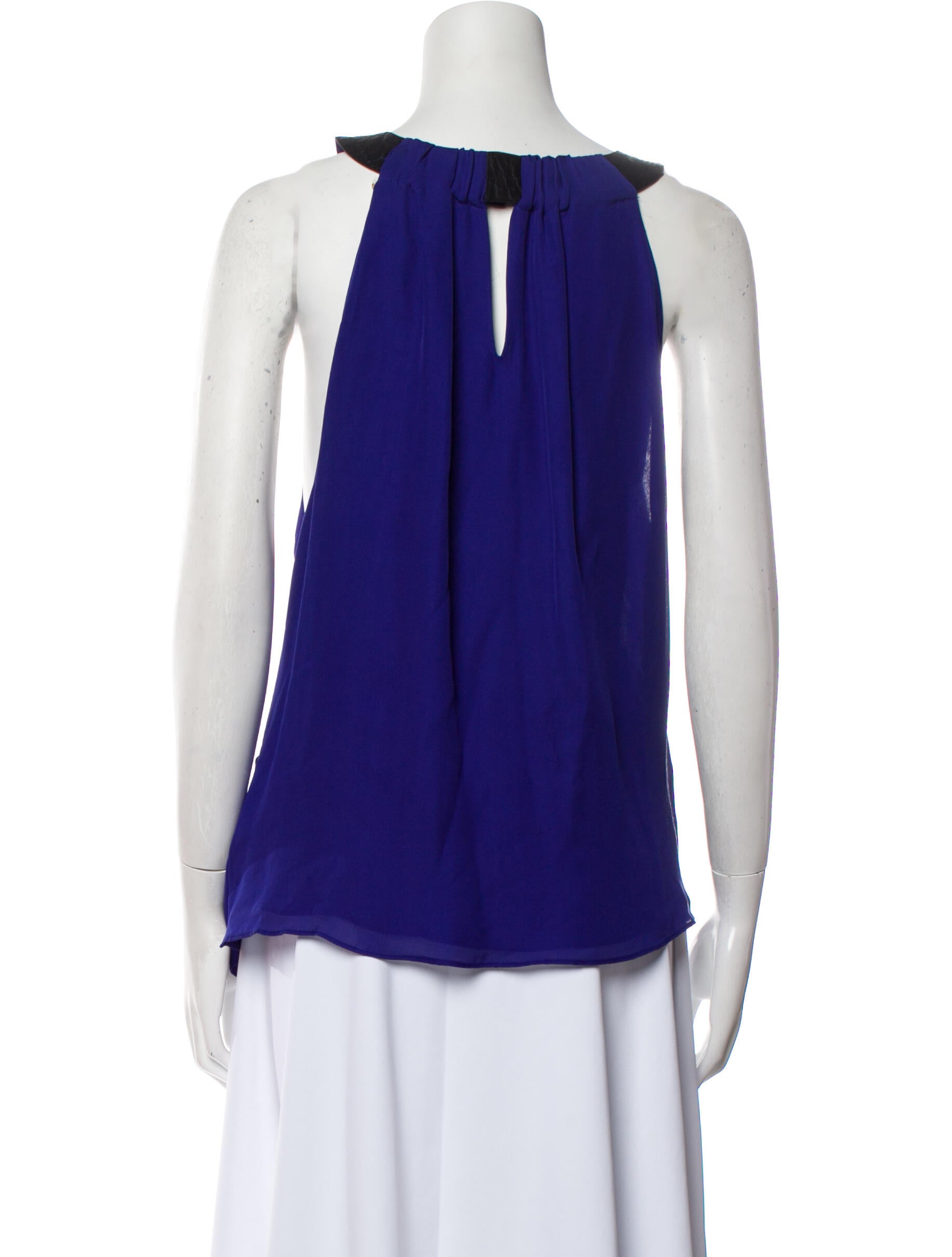 Ramy Brook Silk V-Neck Blouse