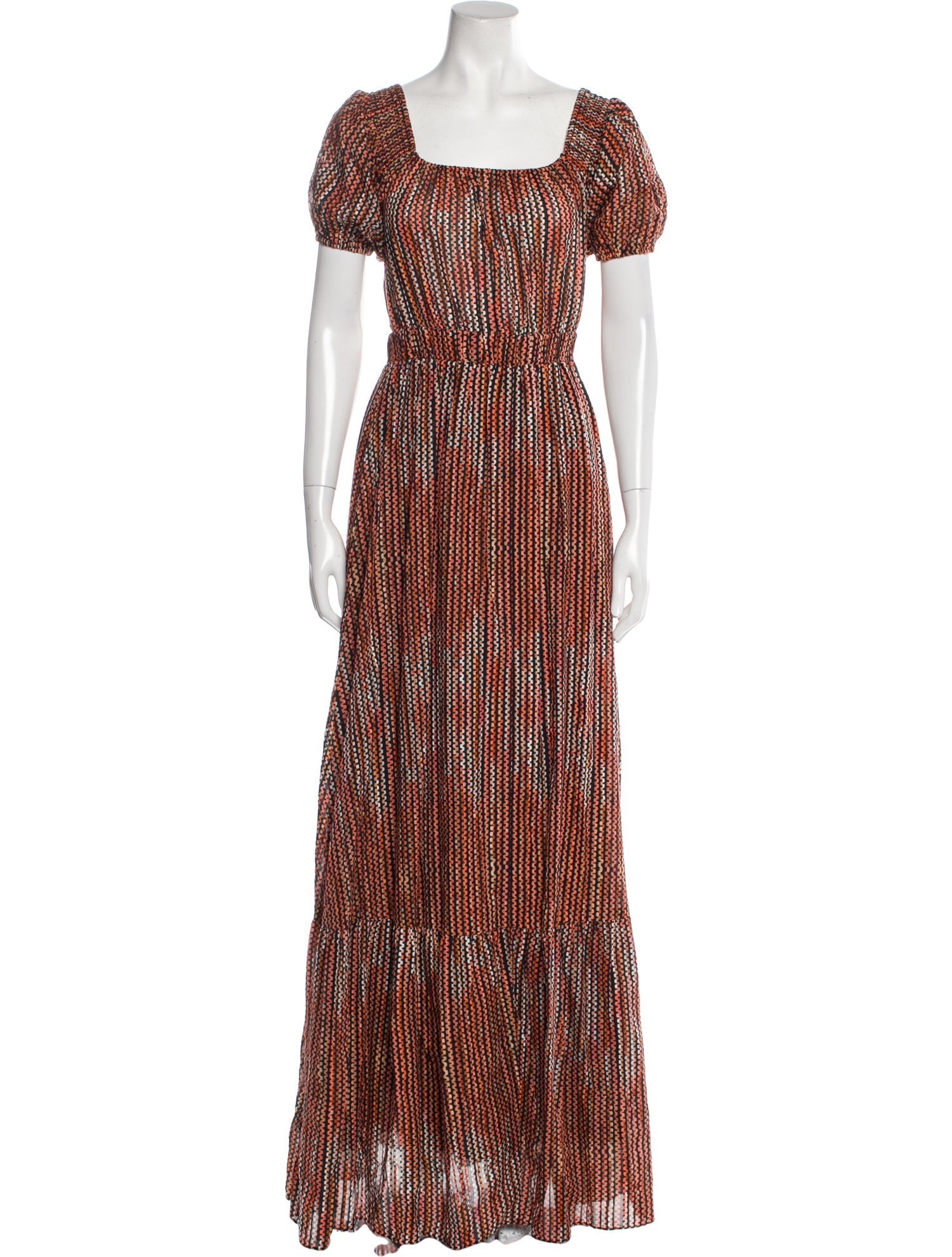 Ramy Brook Striped Long Dress