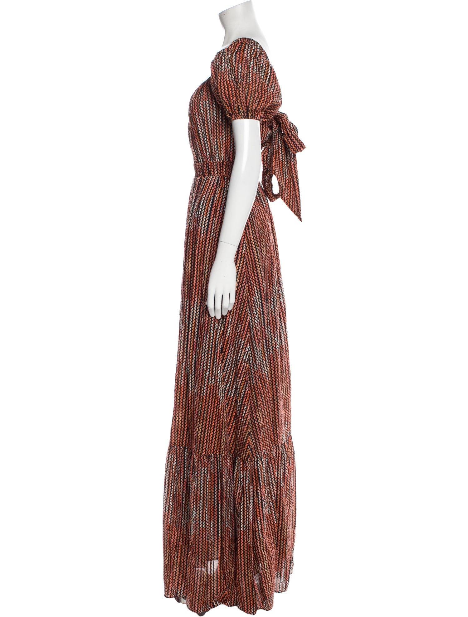 Ramy Brook Striped Long Dress
