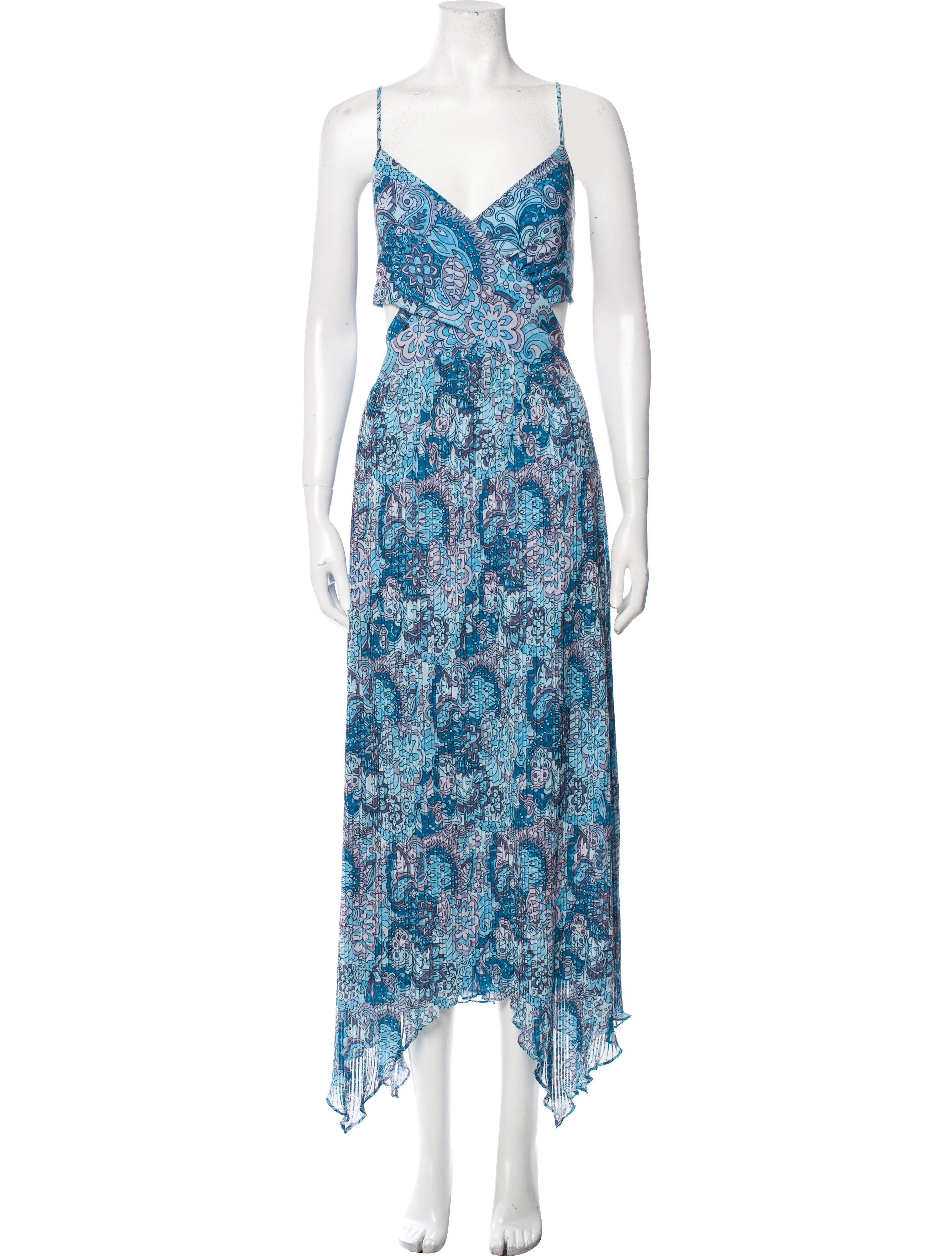 Ramy Brook Floral Print Long Dress w/ Tags