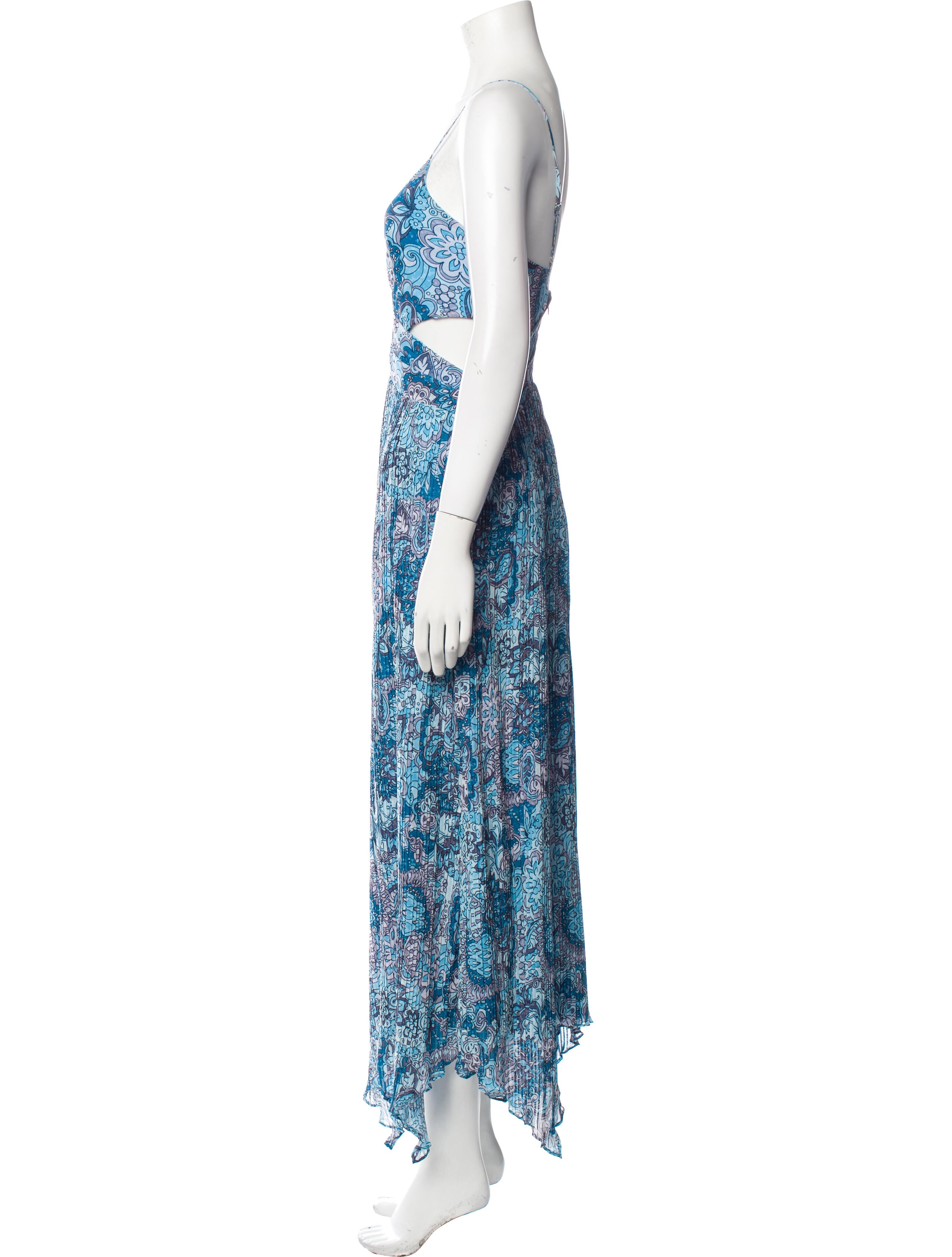 Ramy Brook Floral Print Long Dress w/ Tags