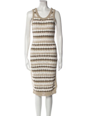 Ramy Brook Dresses Striped Midi Length Dress XXS