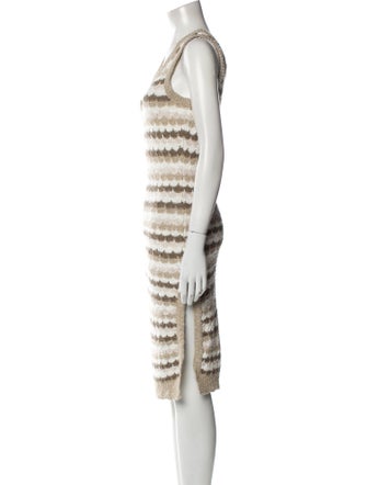 Ramy Brook Striped Midi Length Dress