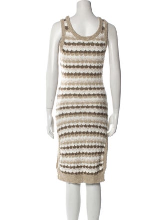 Ramy Brook Striped Midi Length Dress