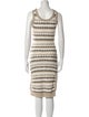 Ramy Brook Striped Midi Length Dress