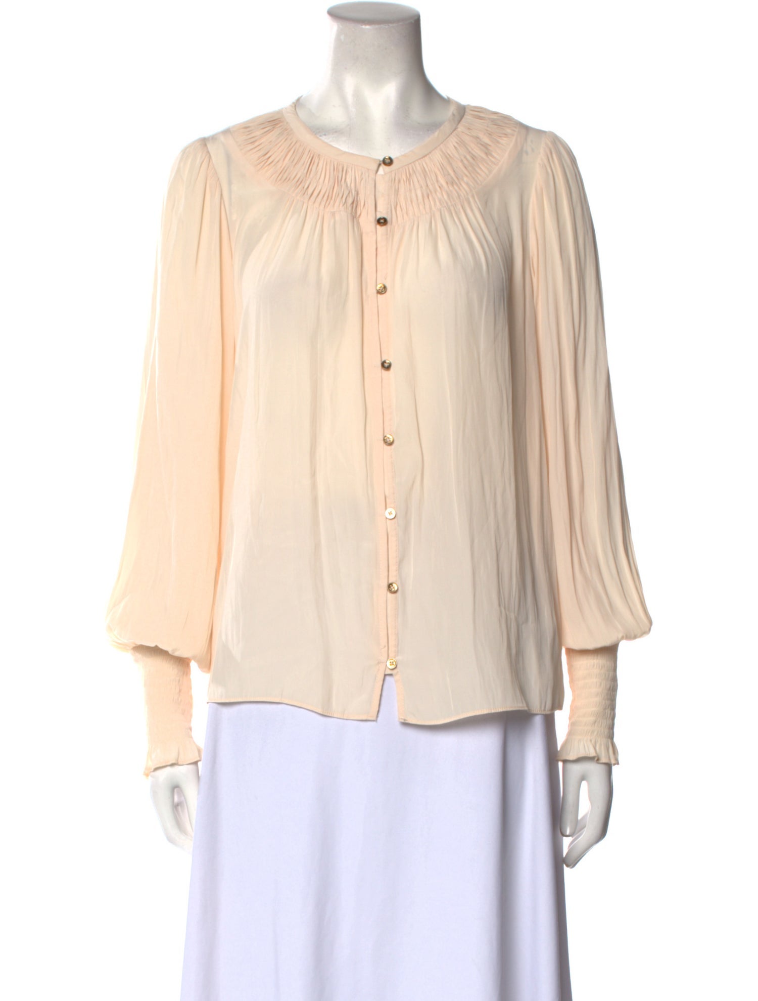 Ramy Brook Crew Neck Long Sleeve Blouse w/ Tags