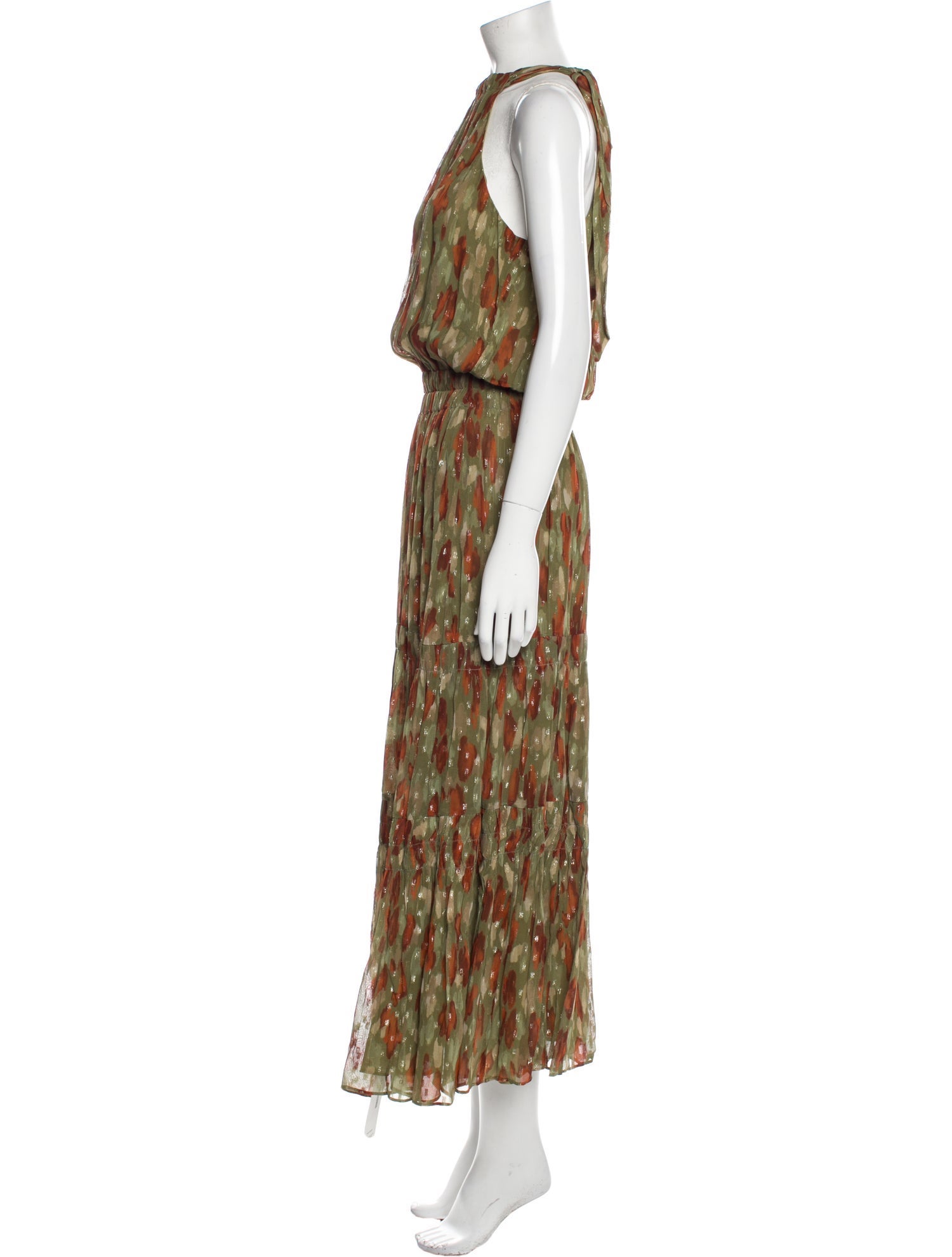 Ramy Brook Printed Long Dress w/ Tags