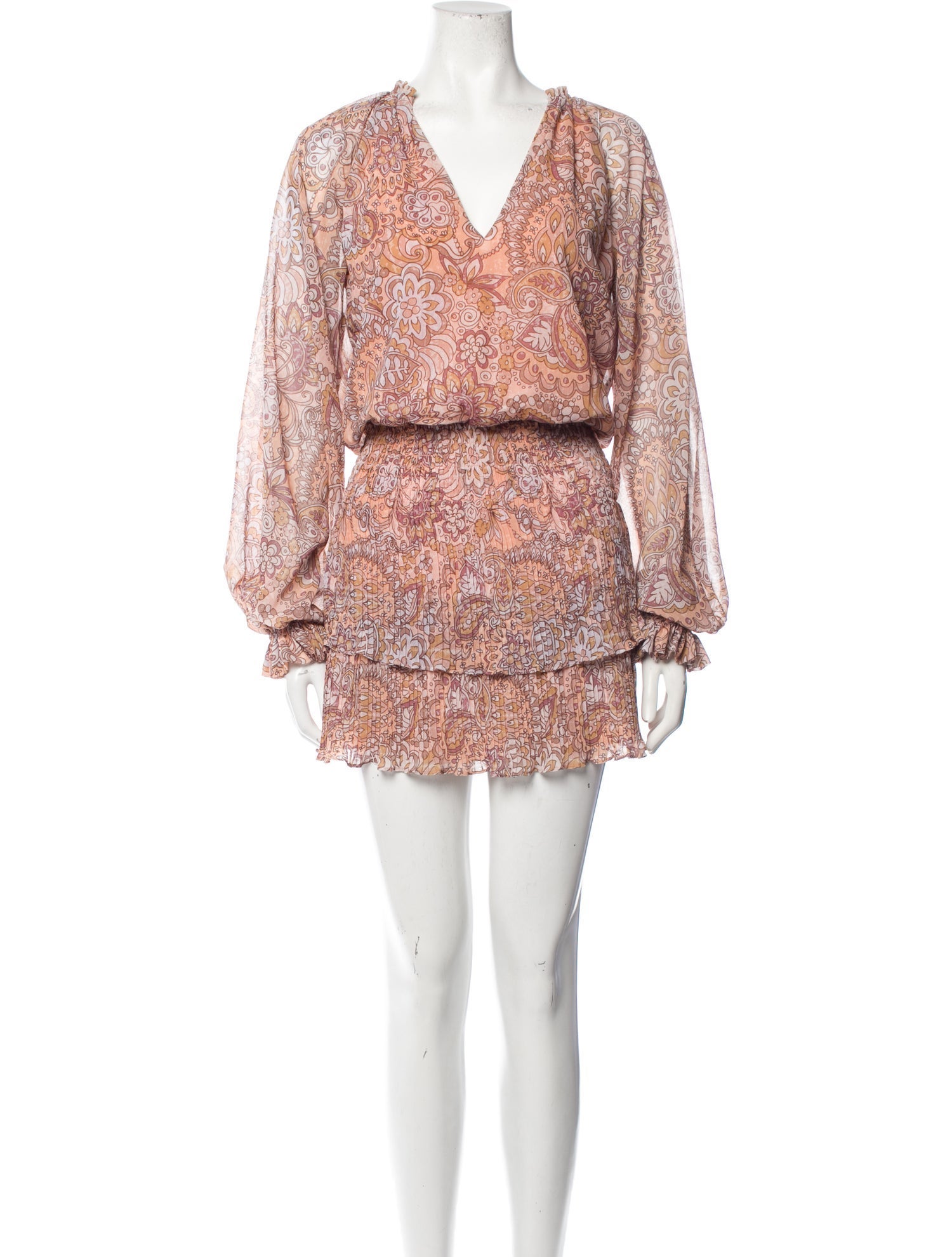 Ramy Brook Paisley Print Mini Dress w/ Tags