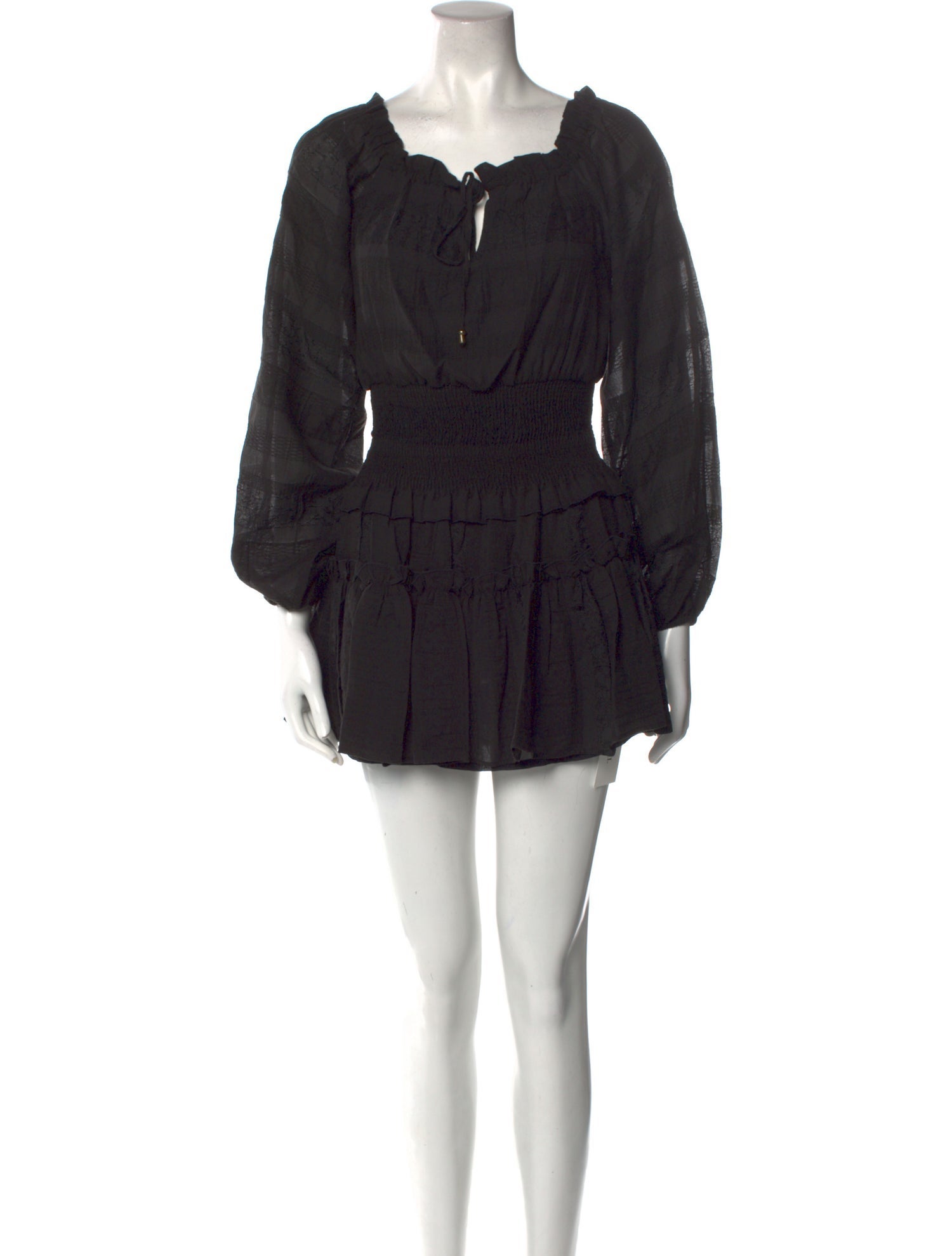 Ramy Brook Square Neckline Mini Dress