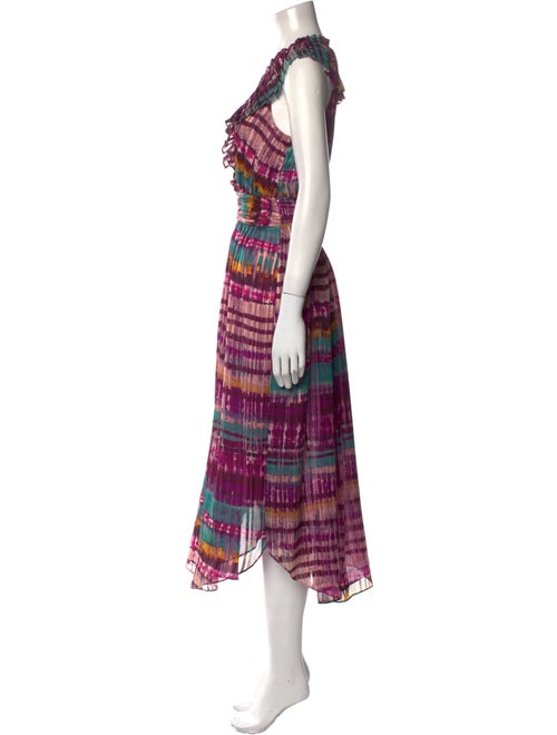Ramy Brook Plaid Print Long Dress