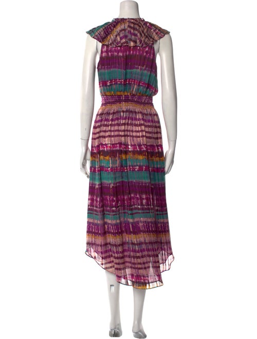 Ramy Brook Plaid Print Long Dress