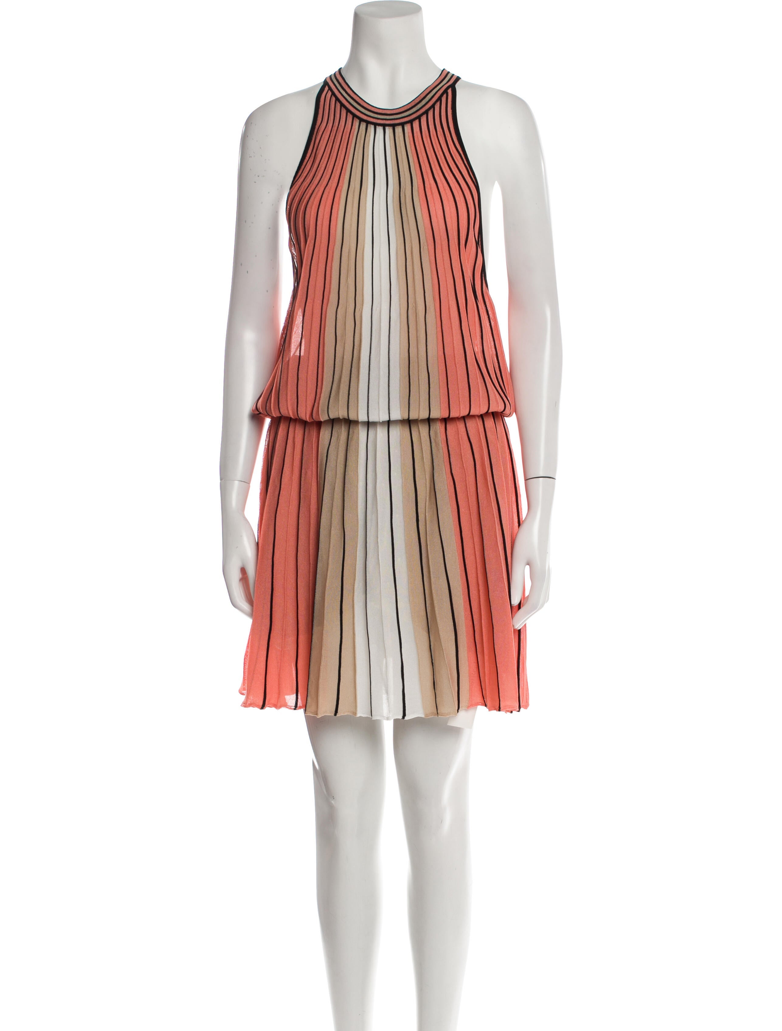 Ramy Brook Striped Mini Dress