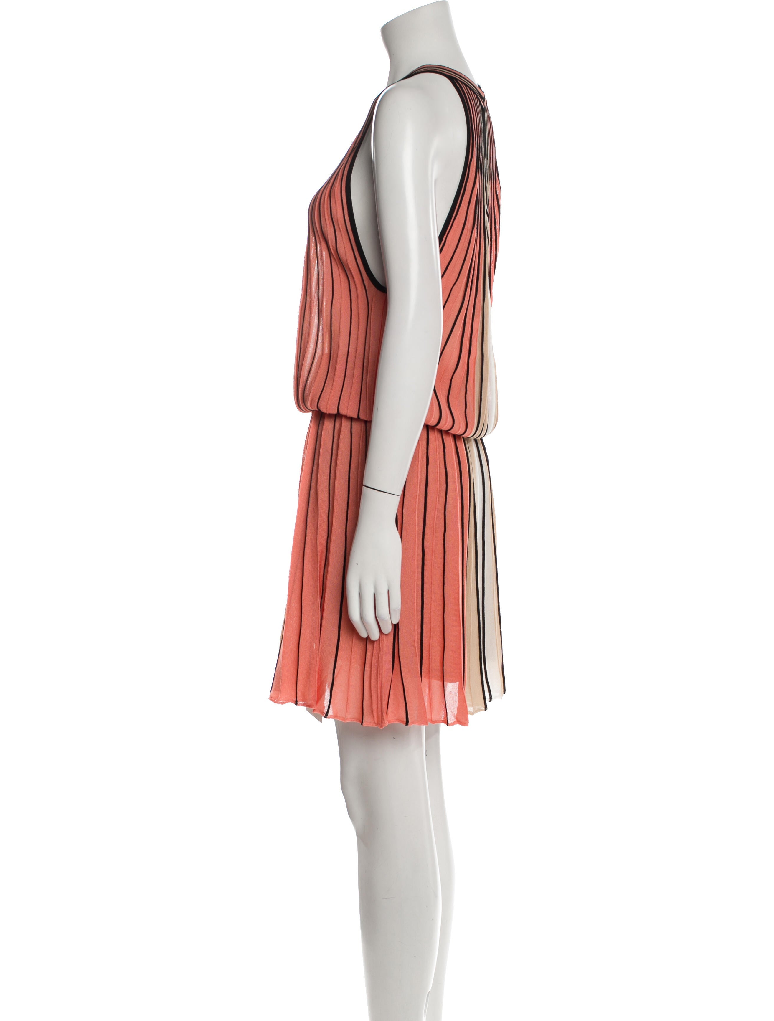 Ramy Brook Striped Mini Dress