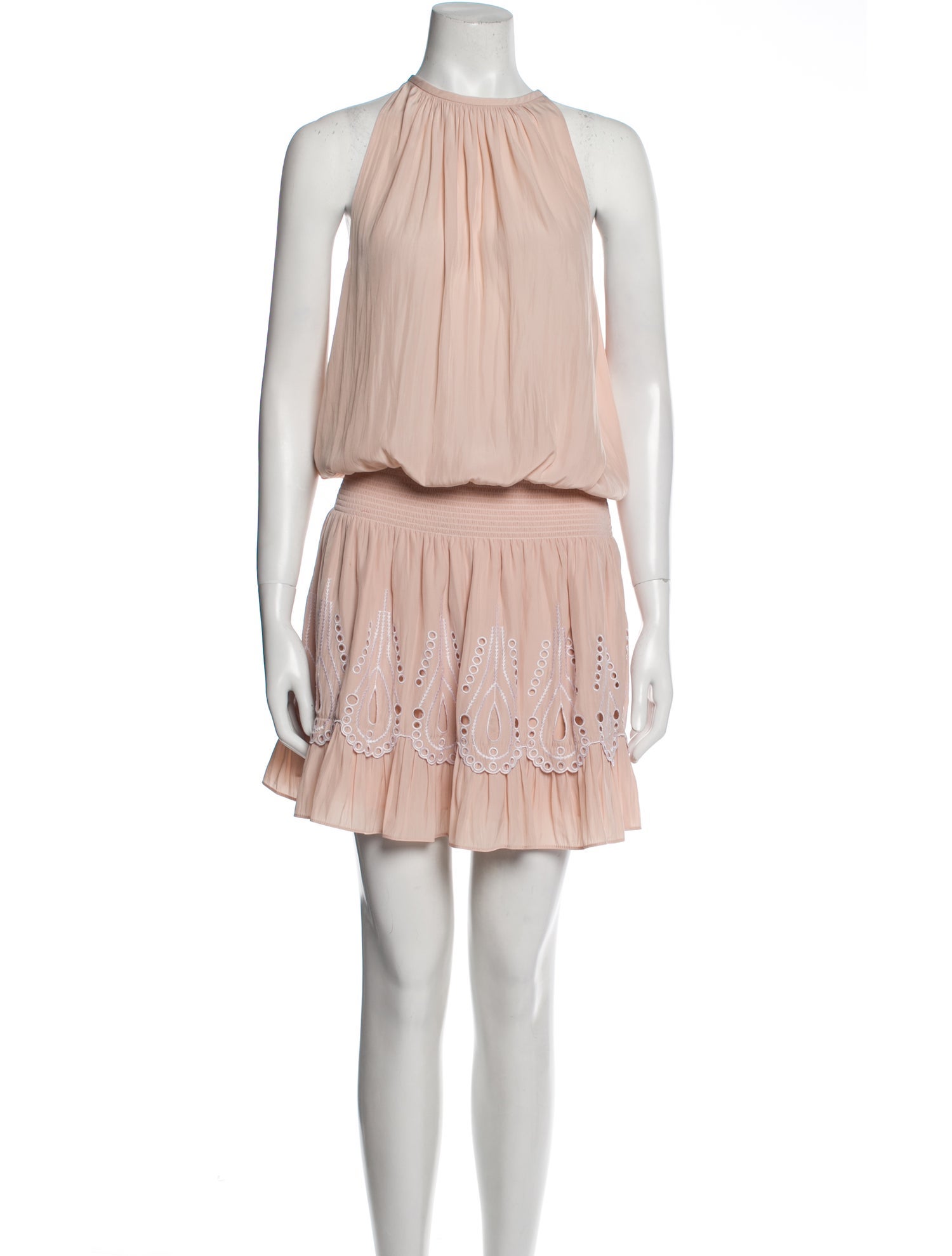 Ramy Brook Crew Neck Knee-Length Dress