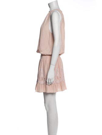 Ramy Brook Crew Neck Knee-Length Dress