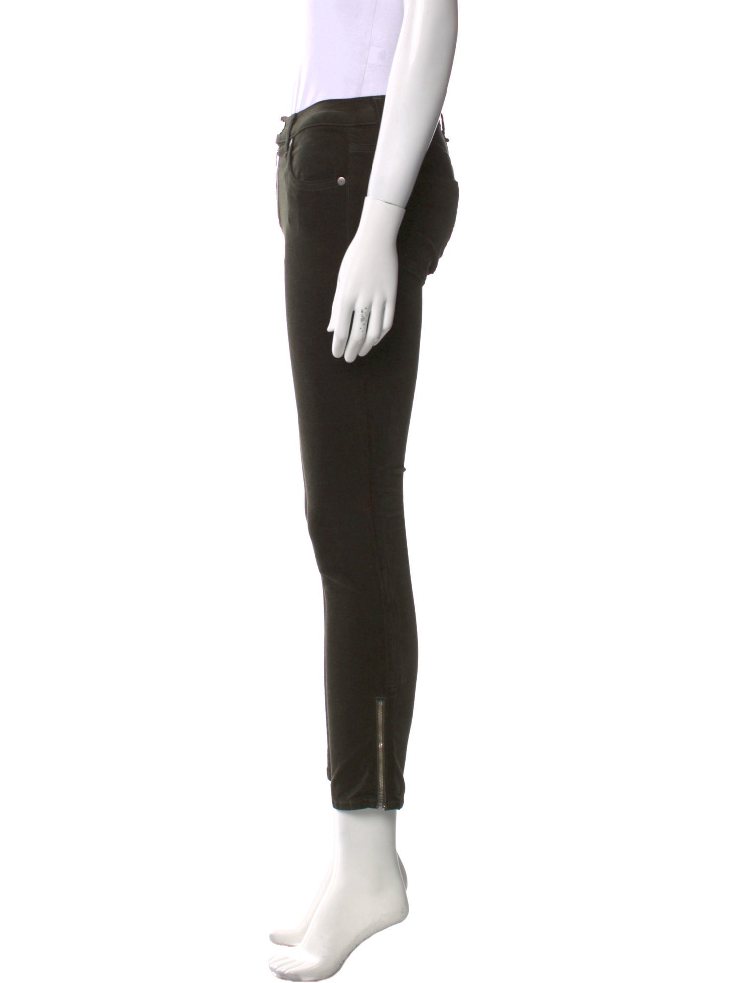 Ramy Brook Velour Skinny Leg Pants