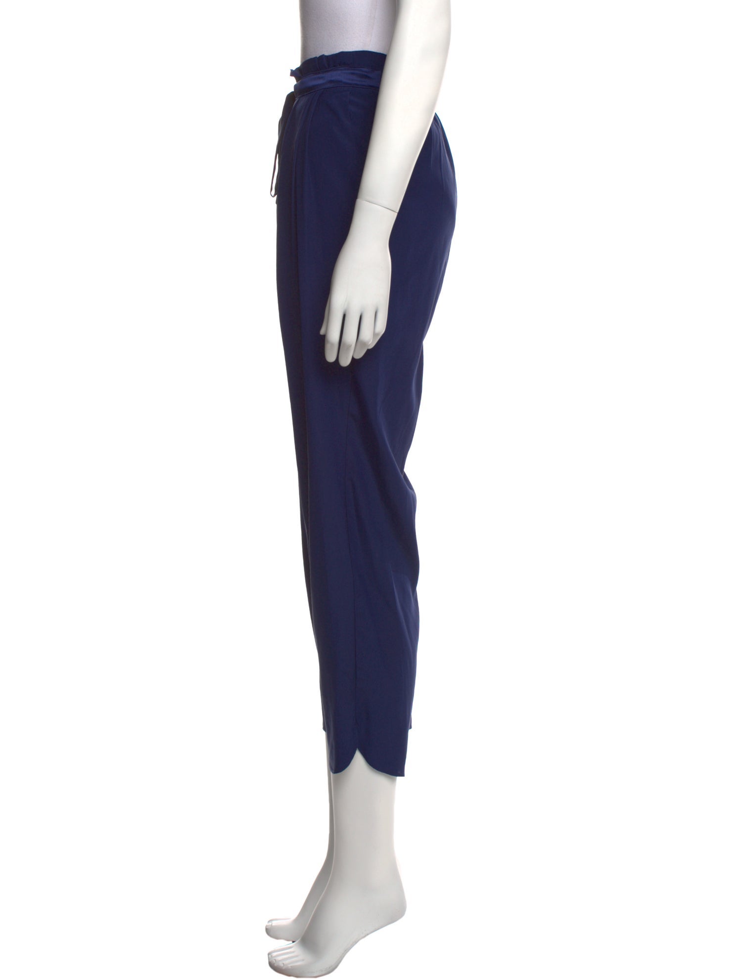 Ramy Brook Silk Straight Leg Pants