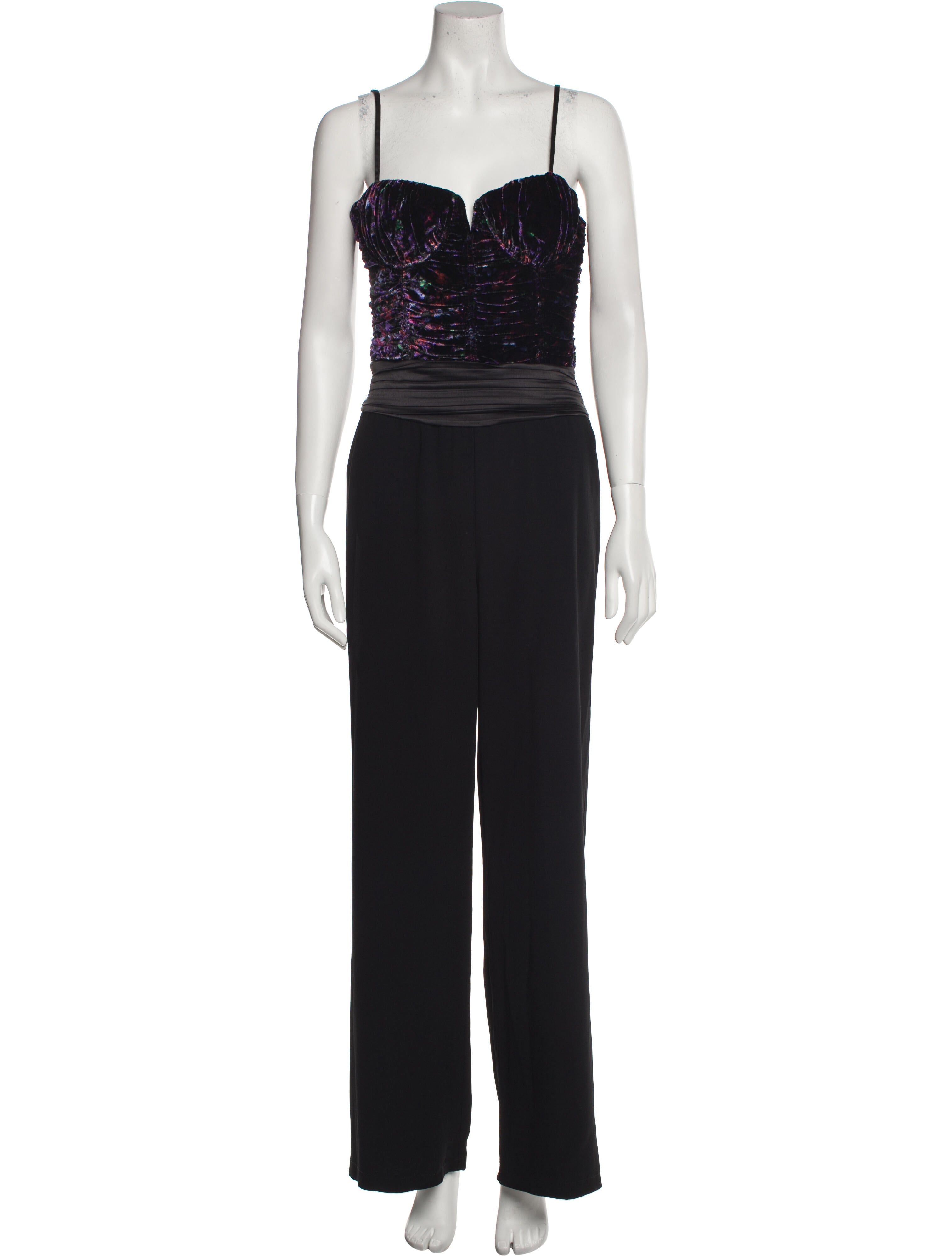 Ramy Brook Printed Square Neckline Jumpsuit